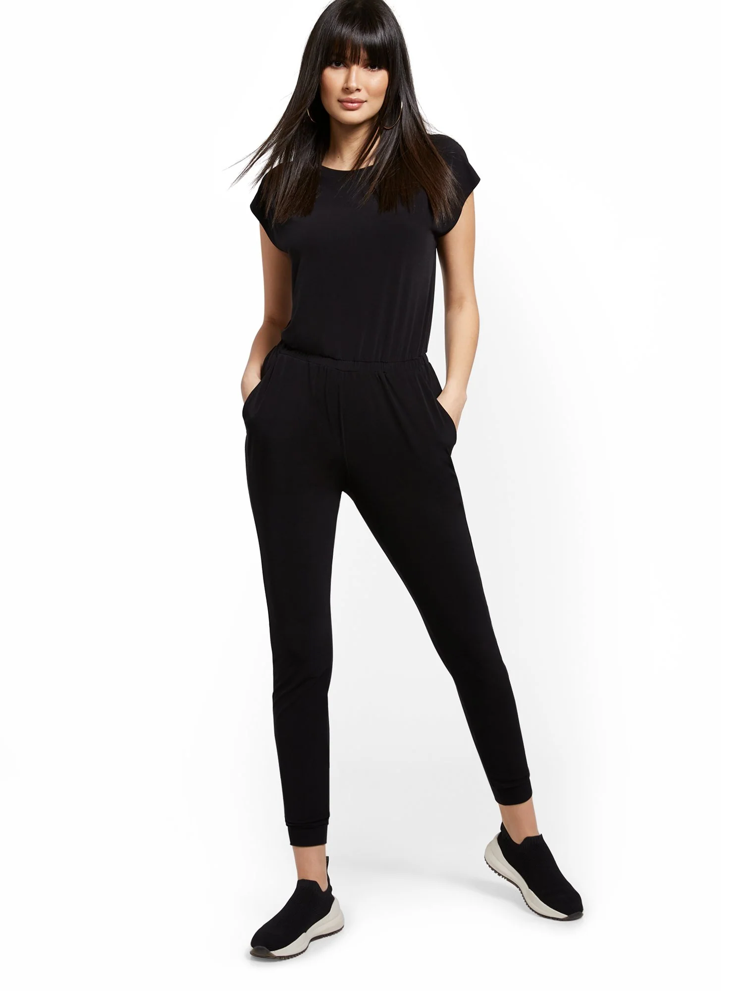 Short-Sleeve Jumpsuit - Image 2