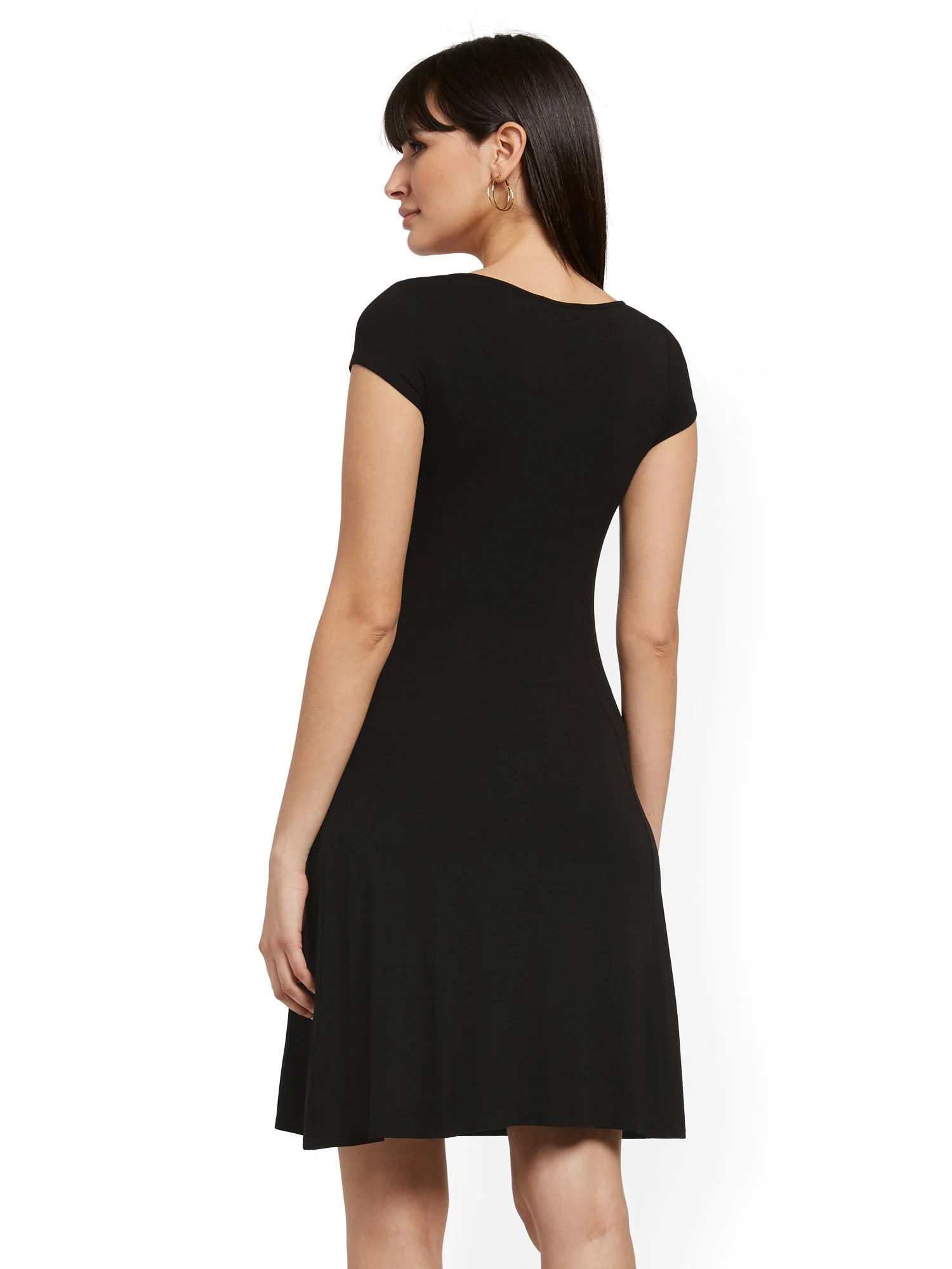 Short-Sleeve Swing Dress - NY&C Style System - Image 3