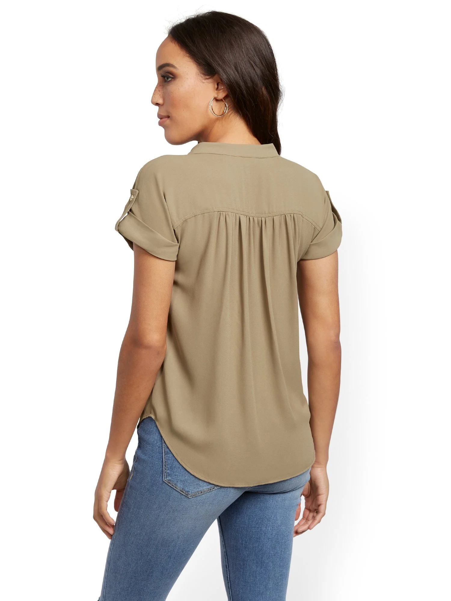 Short-Sleeve Utility Shirt - Image 13