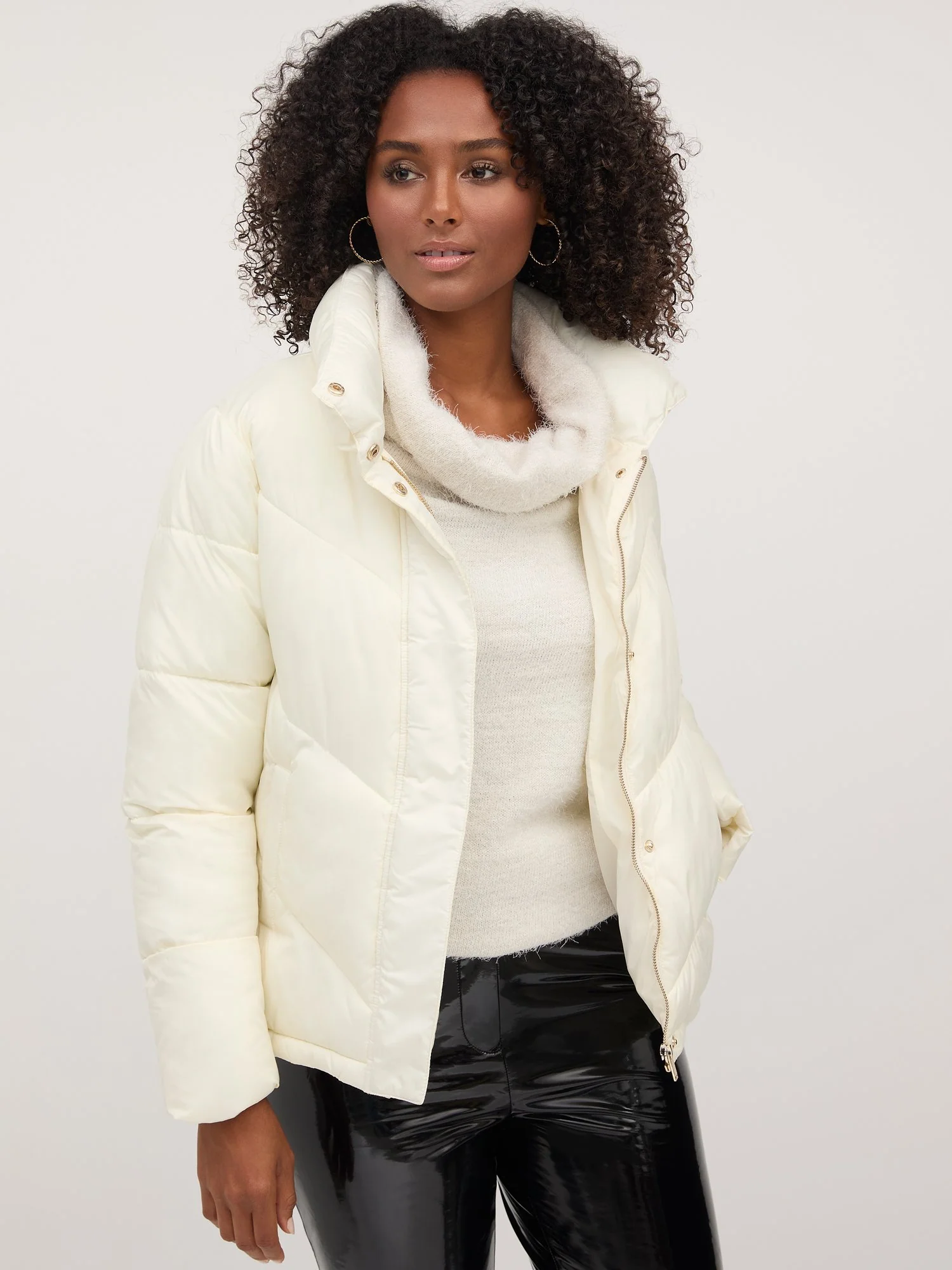 Short Zip-Front Puffer Jacket - Ultra-Puff Collection - Image 13