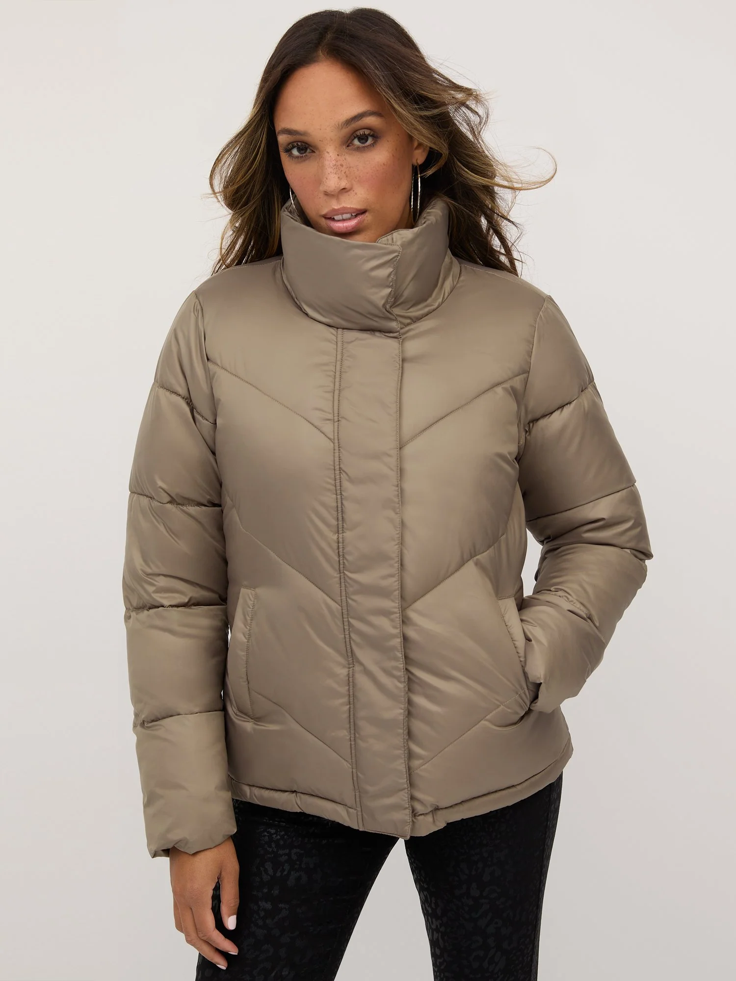 Short Zip-Front Puffer Jacket - Ultra-Puff Collection - Image 6