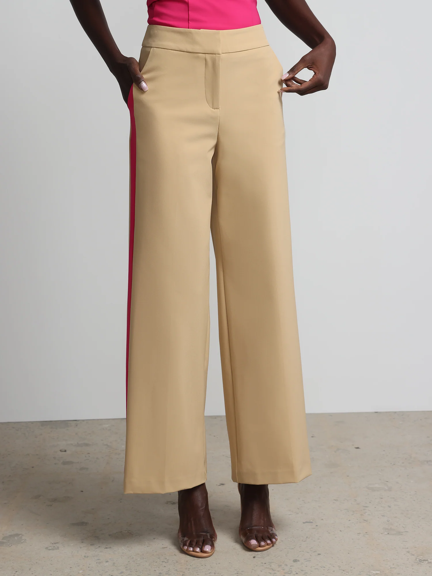 Side-Piped Wide-Leg Pant - Image 3
