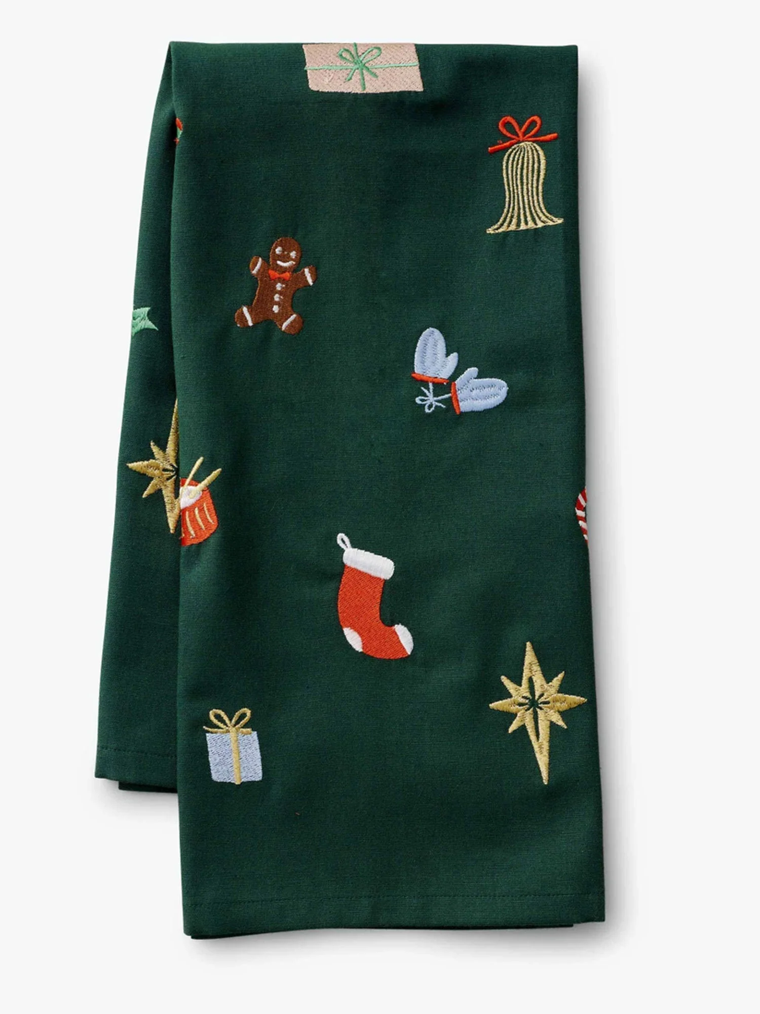 Rifle Paper Co. Signs of The Season Embroidered Tea Towel - Brands We Love - Image 3