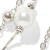 Silver Layered Pearl Necklace - Image 3