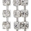 Silver-Tone Pave Drop Earrings - Image 3