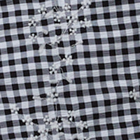 Sleeveless Gingham Shift Mini Dress - Image 5