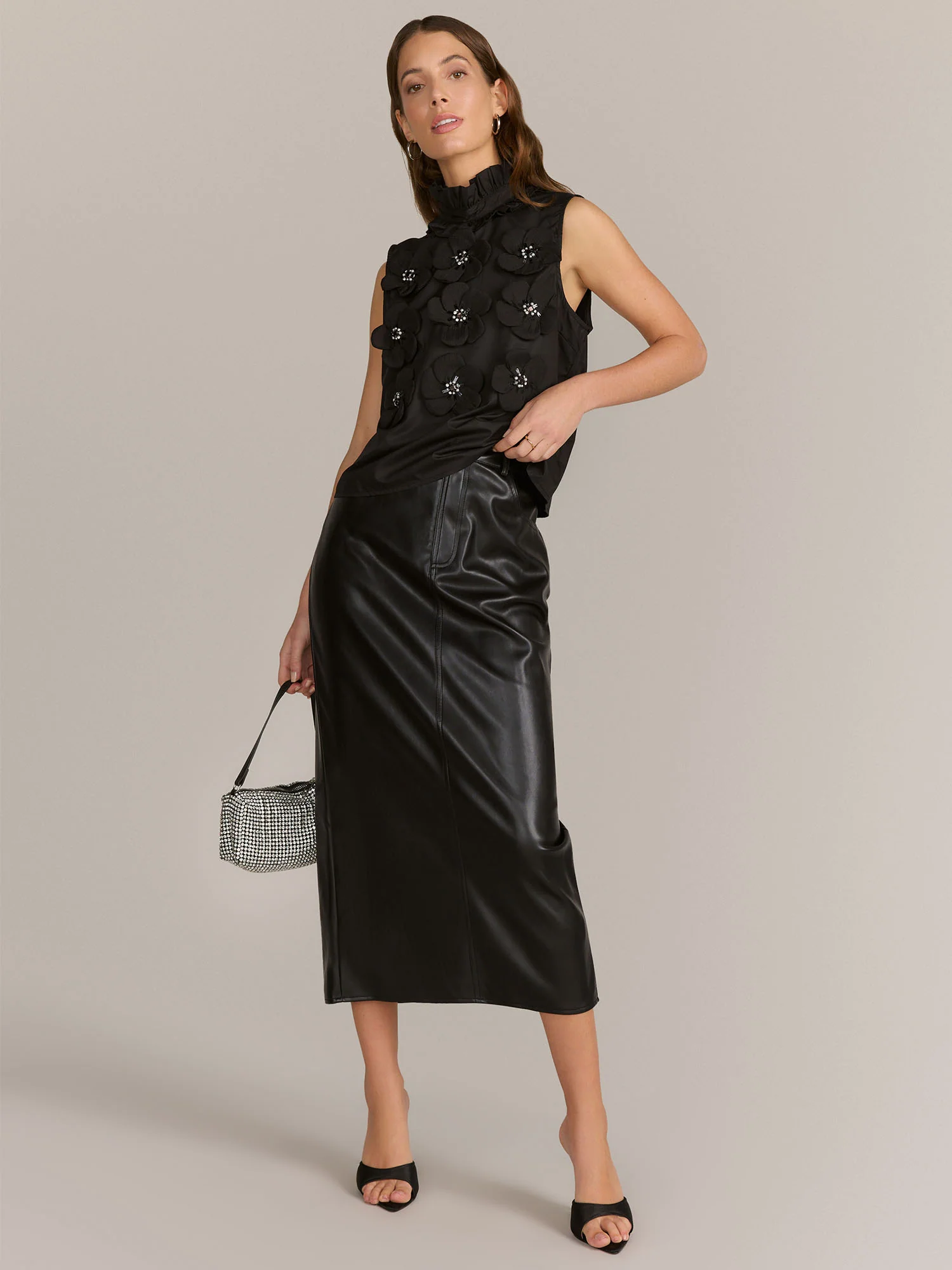 INA Rosette Embellished Smock Neck Blouse - Brands We Love - Image 2