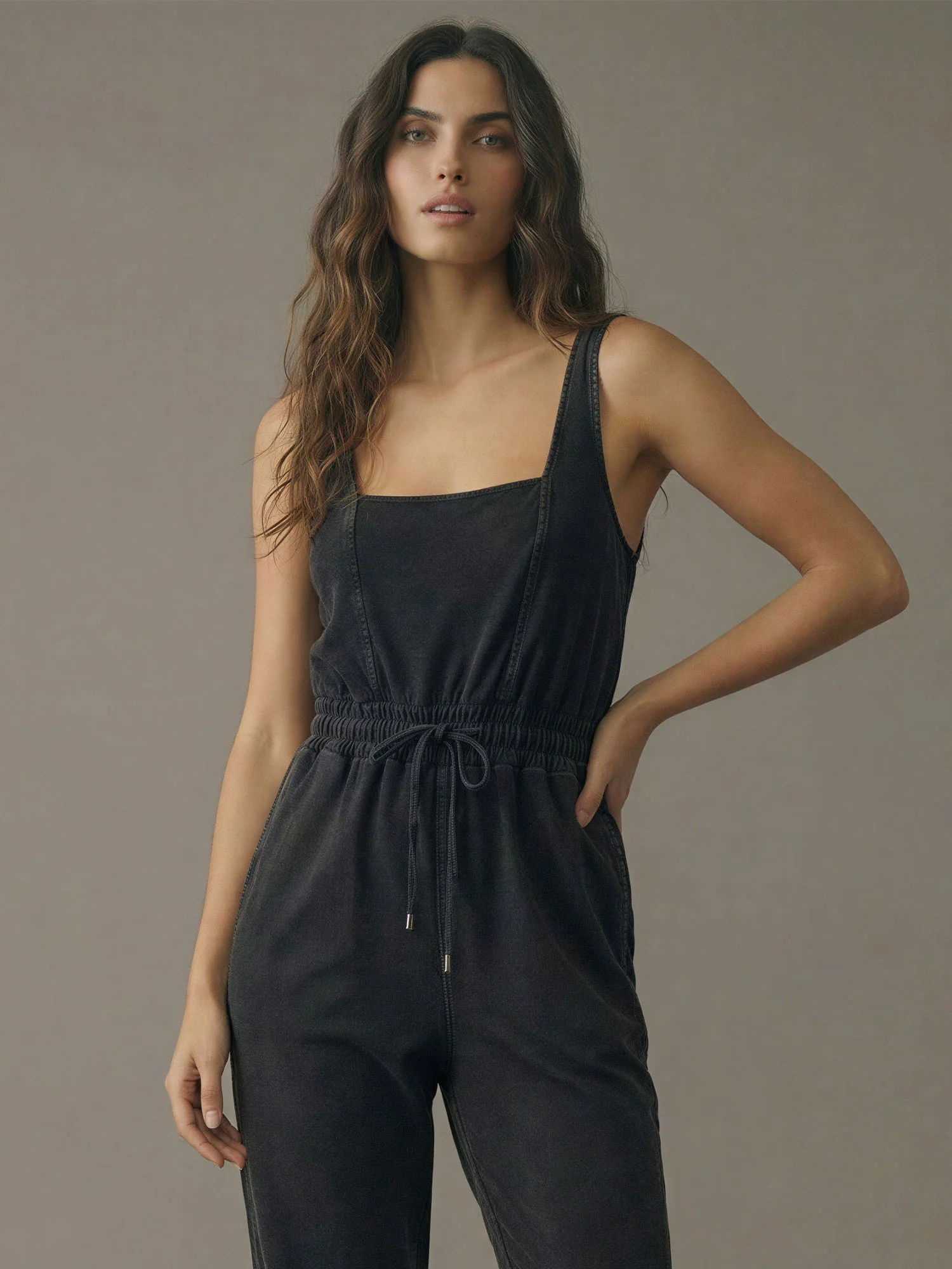 Square Neck Jumpsuit - Image 3