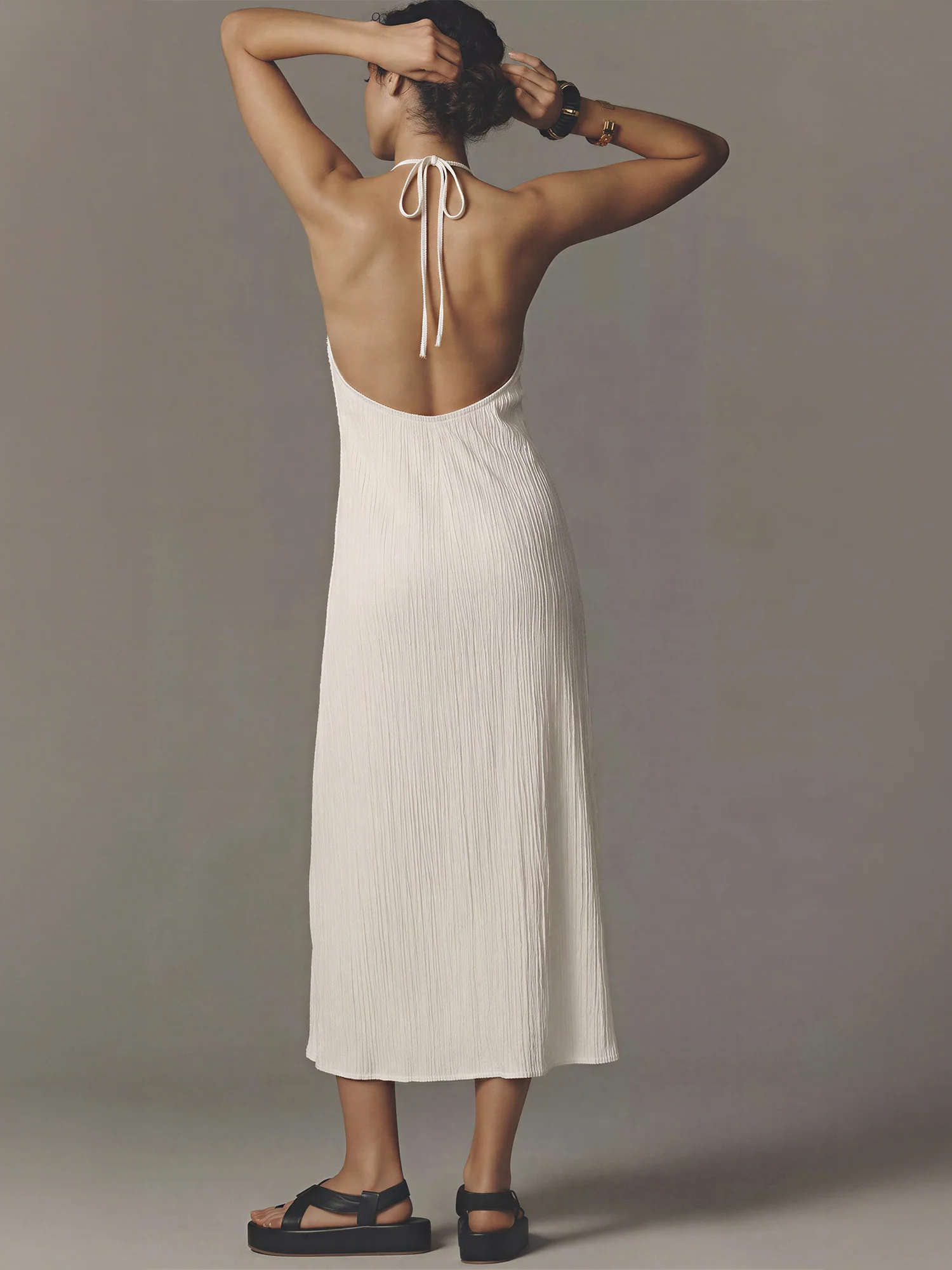 Tank Halter Midi Dress - Image 7