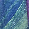 Sleeveless V Neck Watercolor Tie Knot Satin Gown - Image 5
