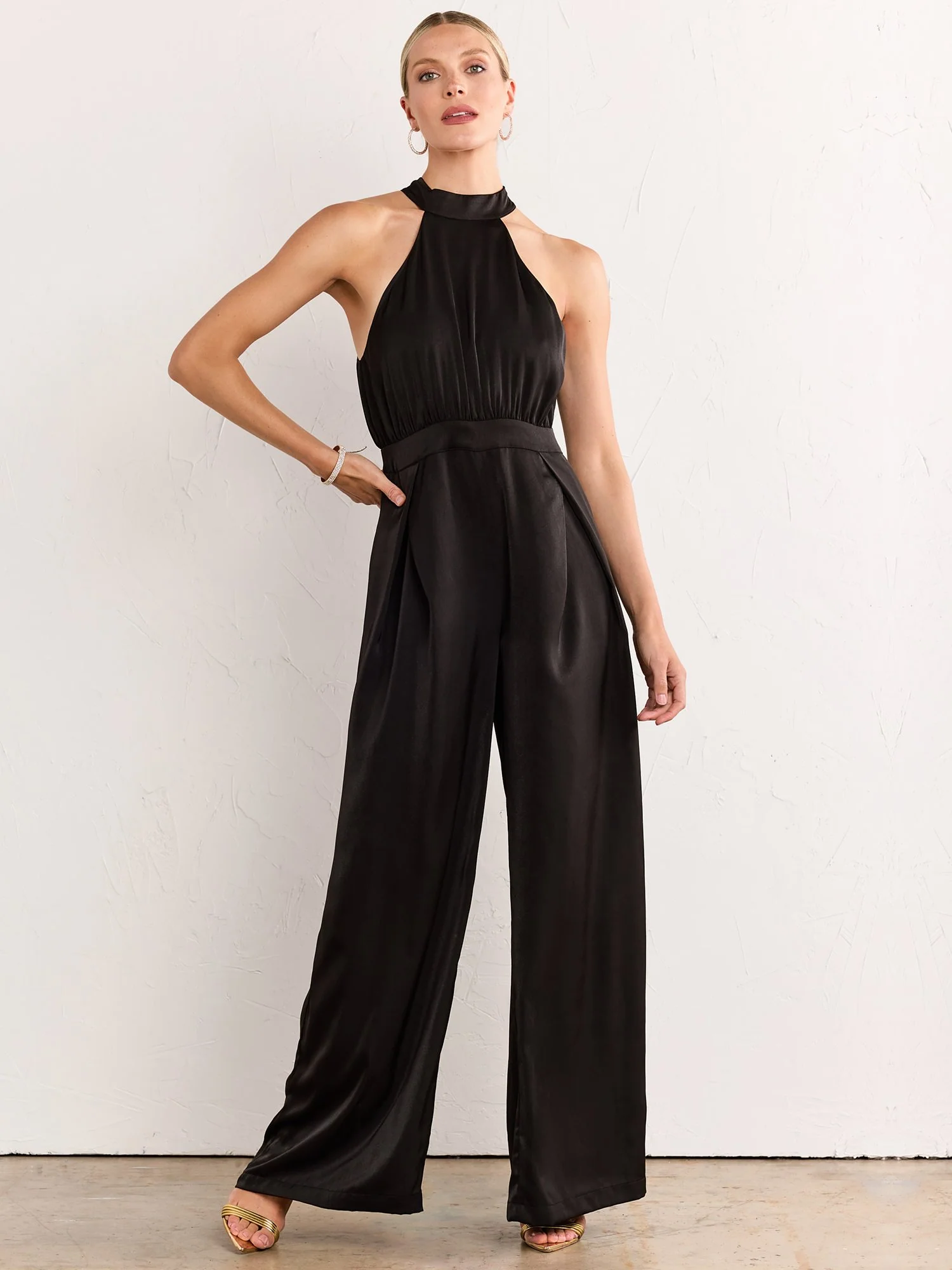 Do+Be Sleeveless Bow Back Wide Leg Jumpsuit - Brands We Love