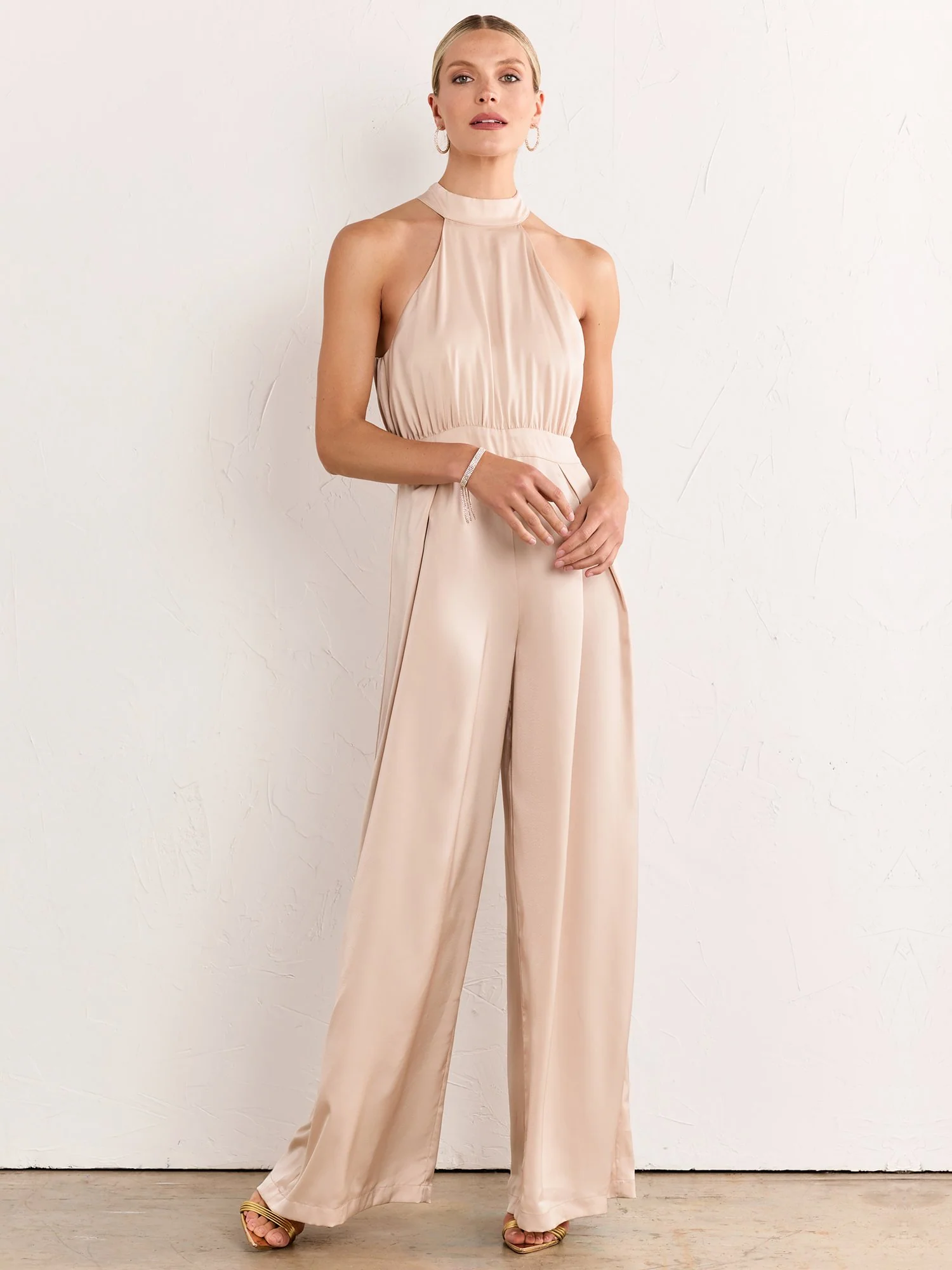 Do+Be Sleeveless Bow Back Wide Leg Jumpsuit - Brands We Love - Image 4