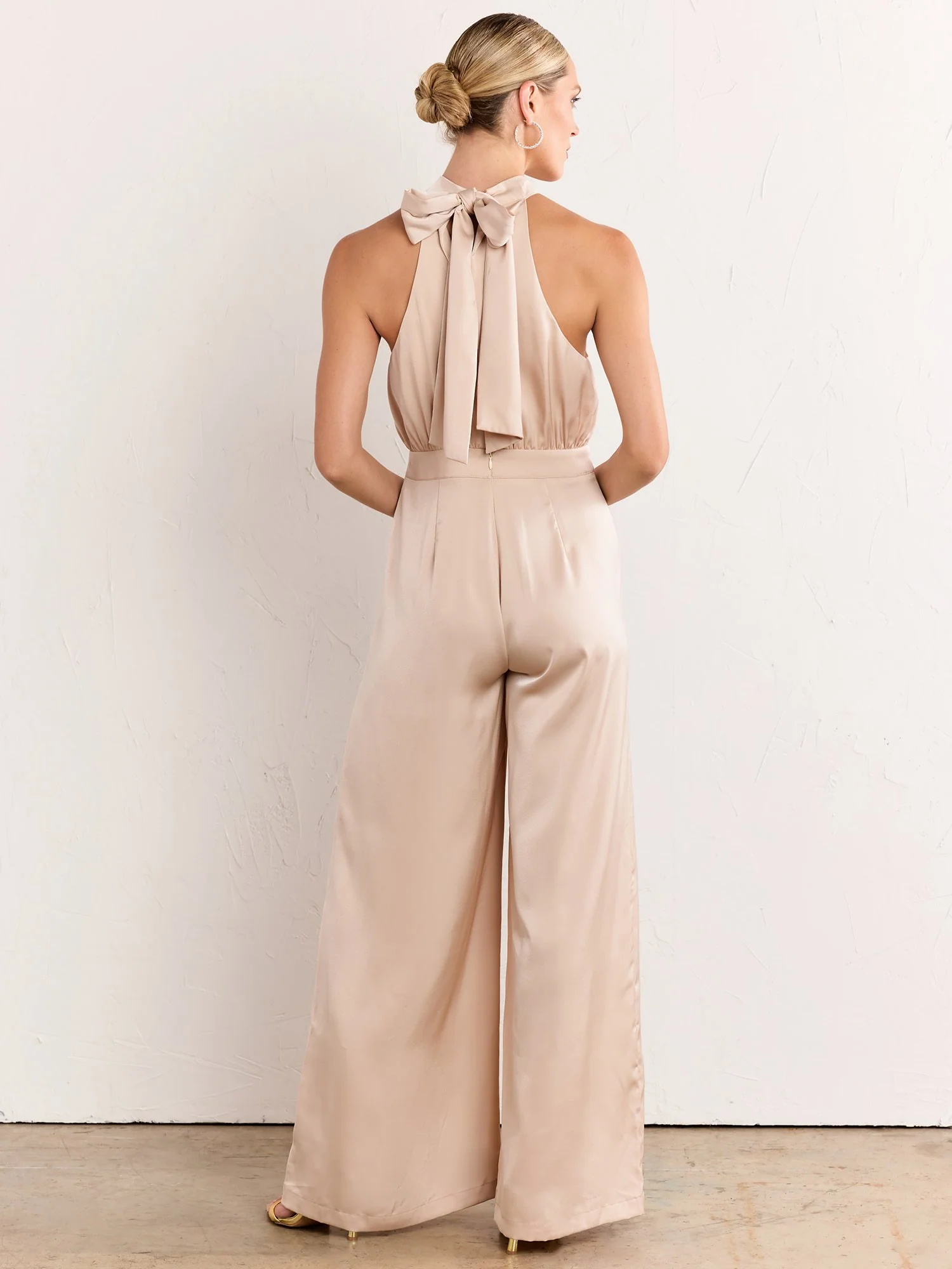 Do+Be Sleeveless Bow Back Wide Leg Jumpsuit - Brands We Love - Image 6