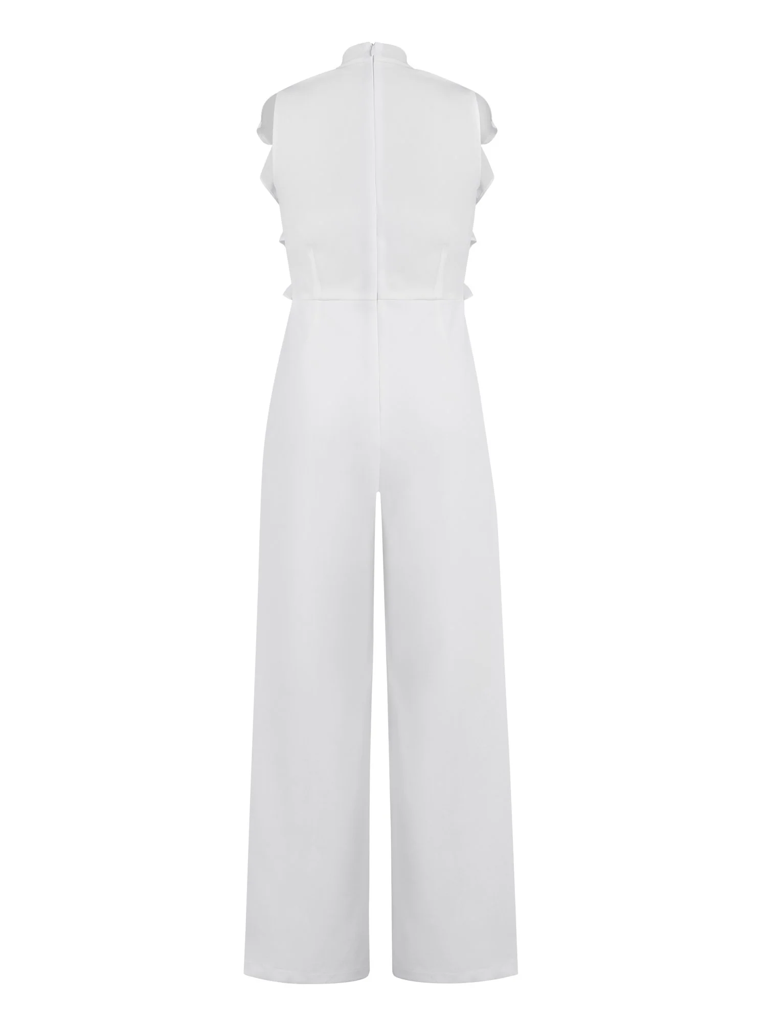 Sleeveless Bow Jumpsuit - Image 3