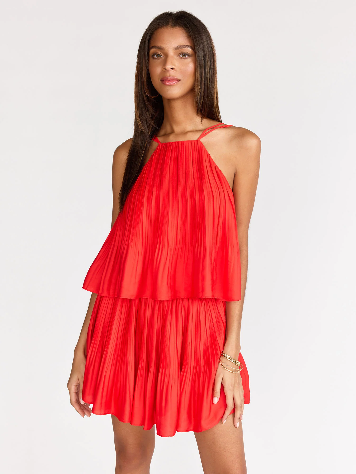 Sleeveless Crushed Pleat Cami Top - Do+Be - Image 6