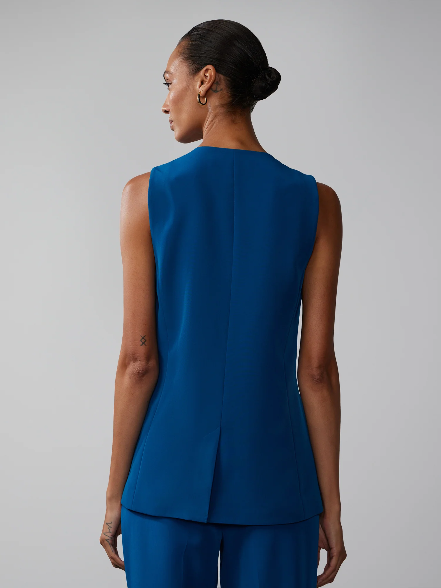 Sleeveless Double Breasted Vest - Image 4