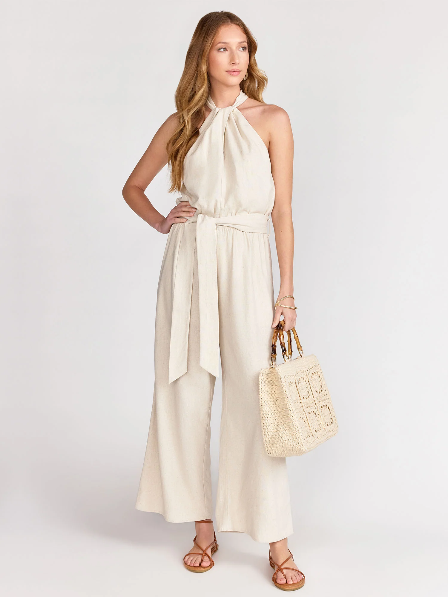 Gilli Sleeveless Halter Neck Jumpsuit - Brands We Love