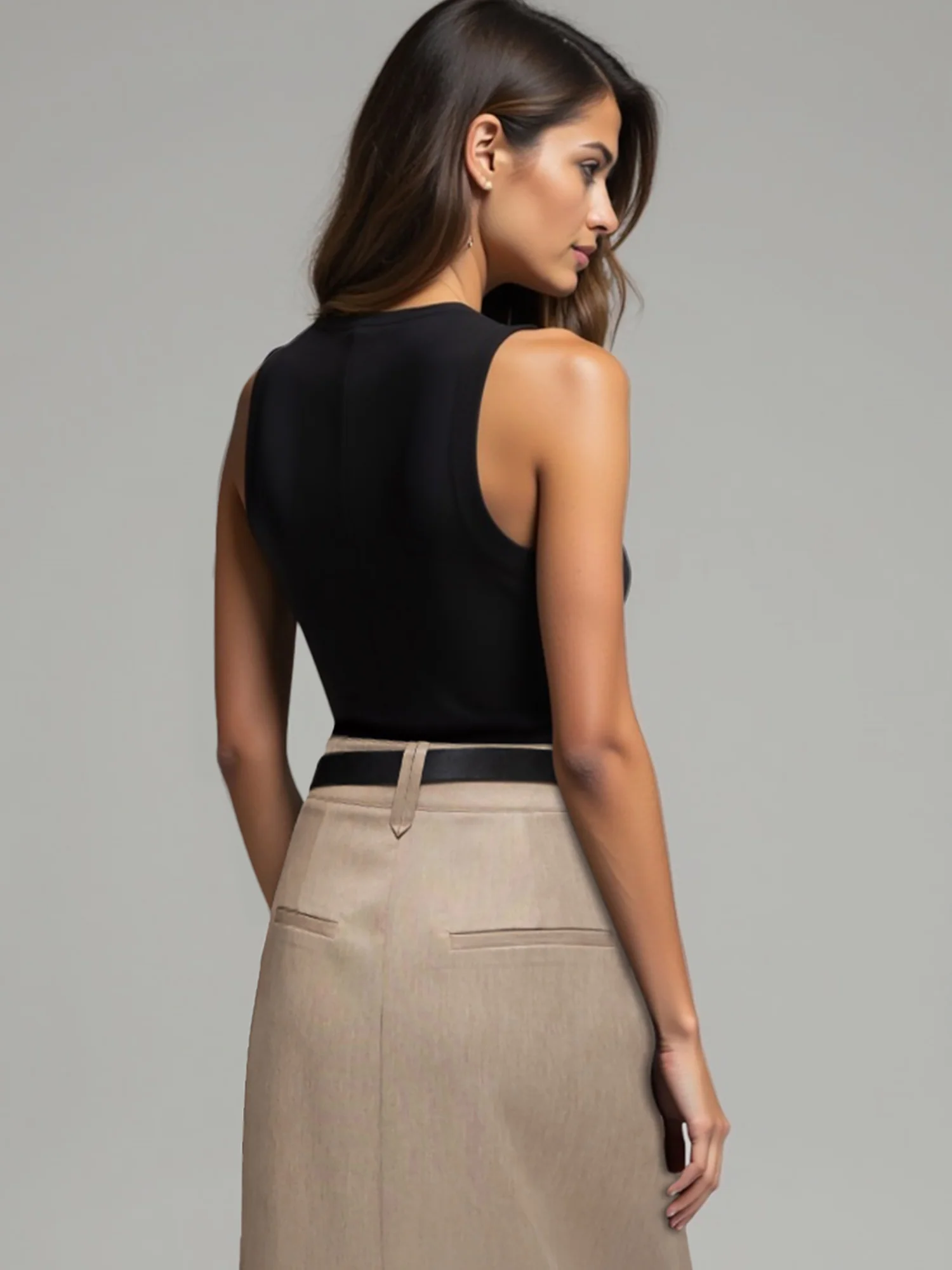 Sleeveless Knt Tank - Image 2