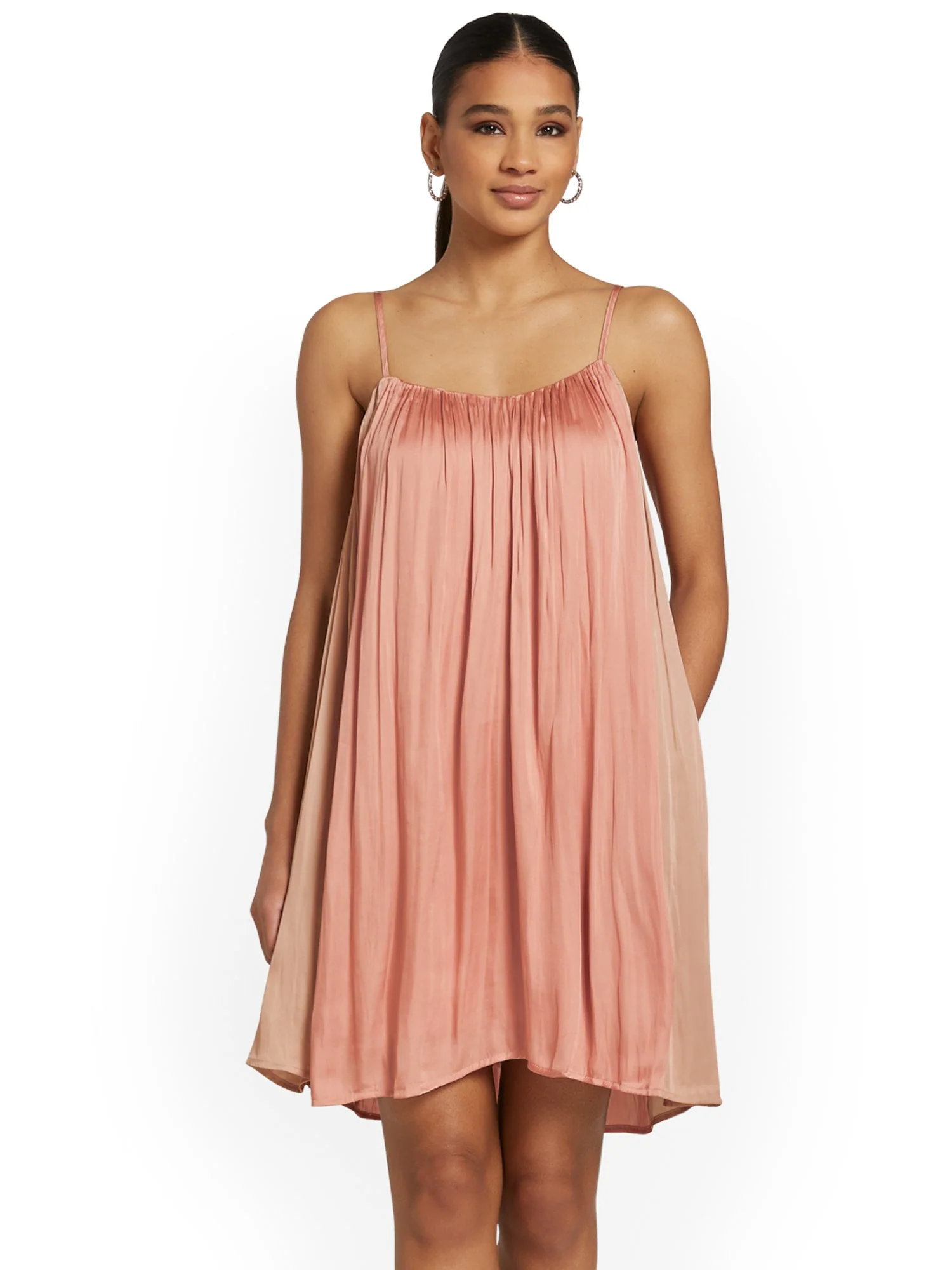 Strut & Bolt Sleeveless Satin Swing Dress - Brands We Love - Image 6