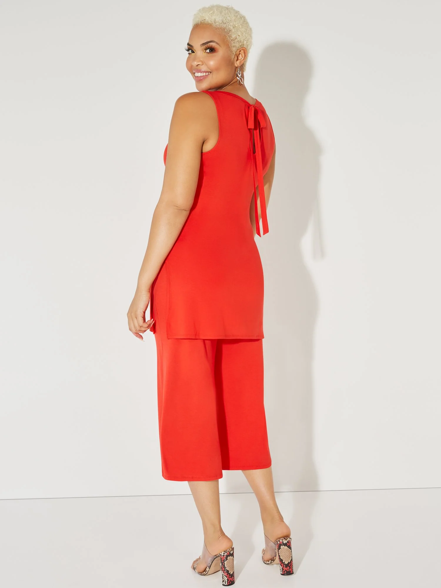 Sleeveless Tie-Back Top - NY&C Style System - Image 10