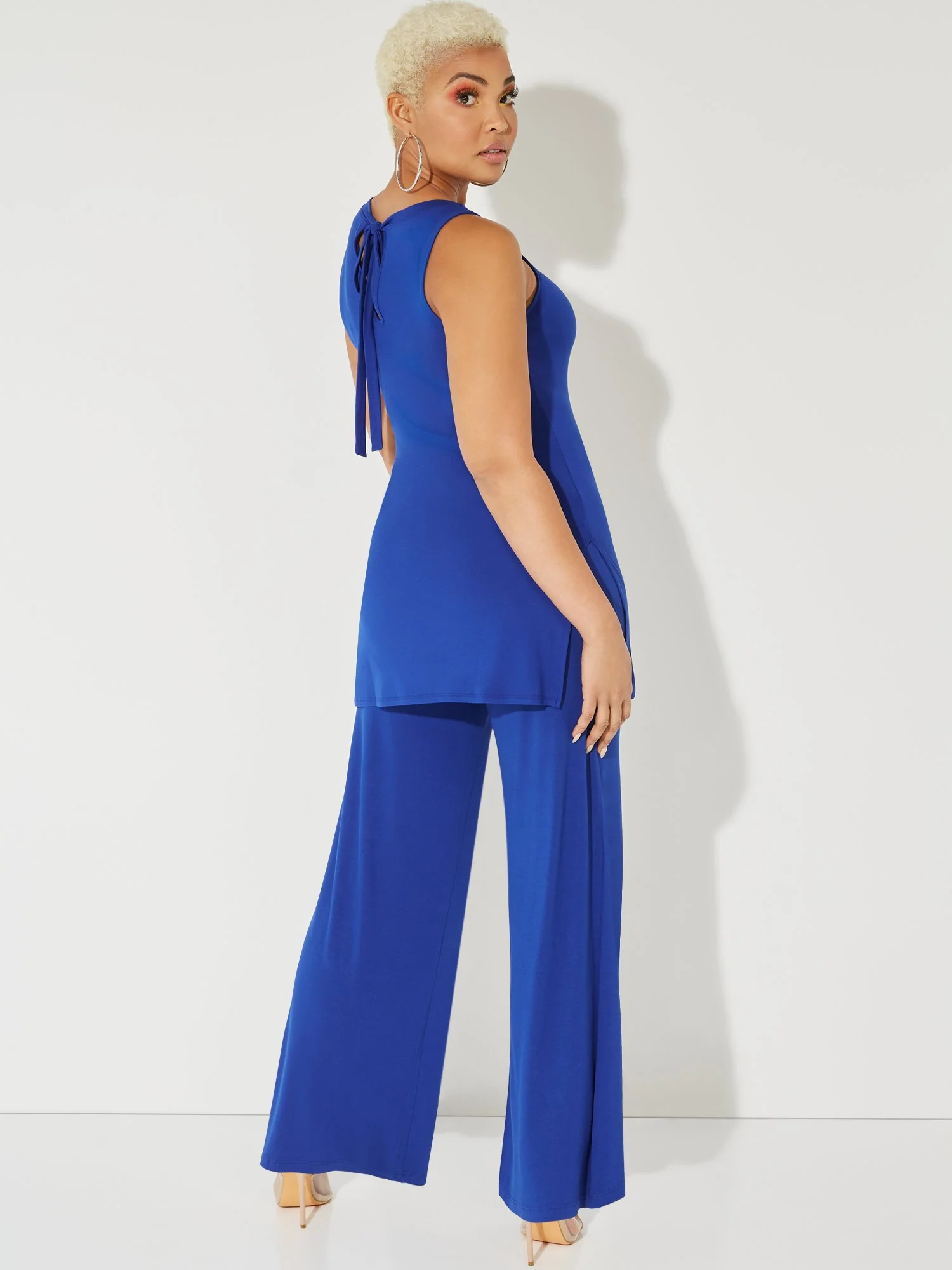 Sleeveless Tie-Back Top - NY&C Style System - Image 14