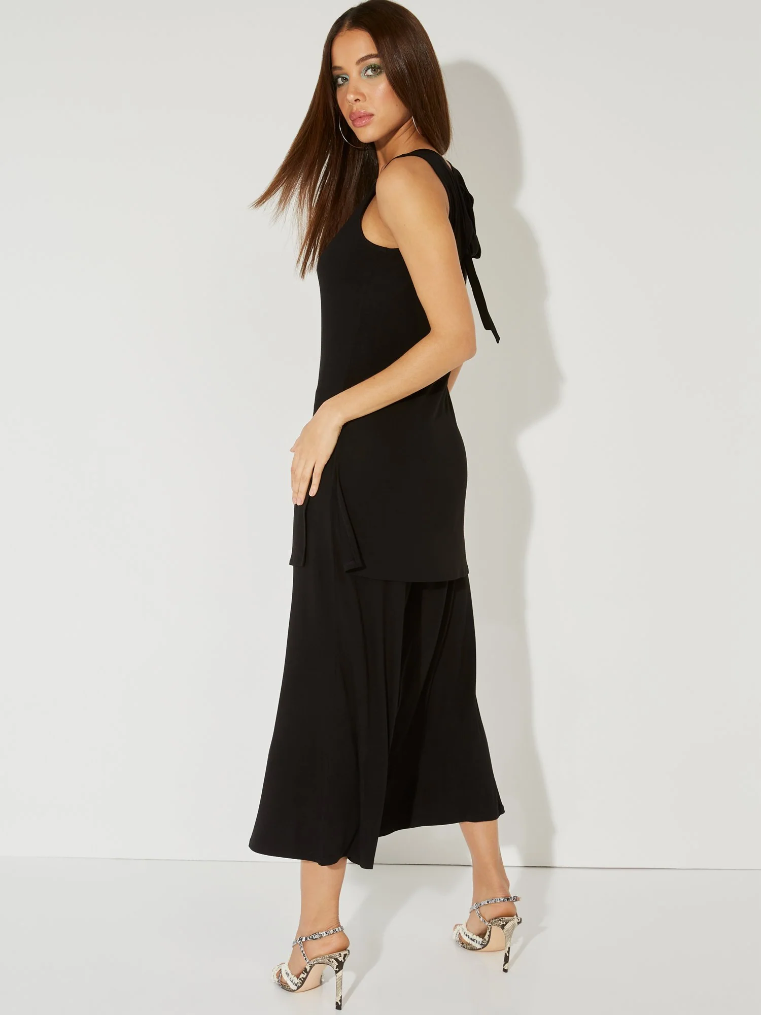 Sleeveless Tie-Back Top - NY&C Style System - Image 2
