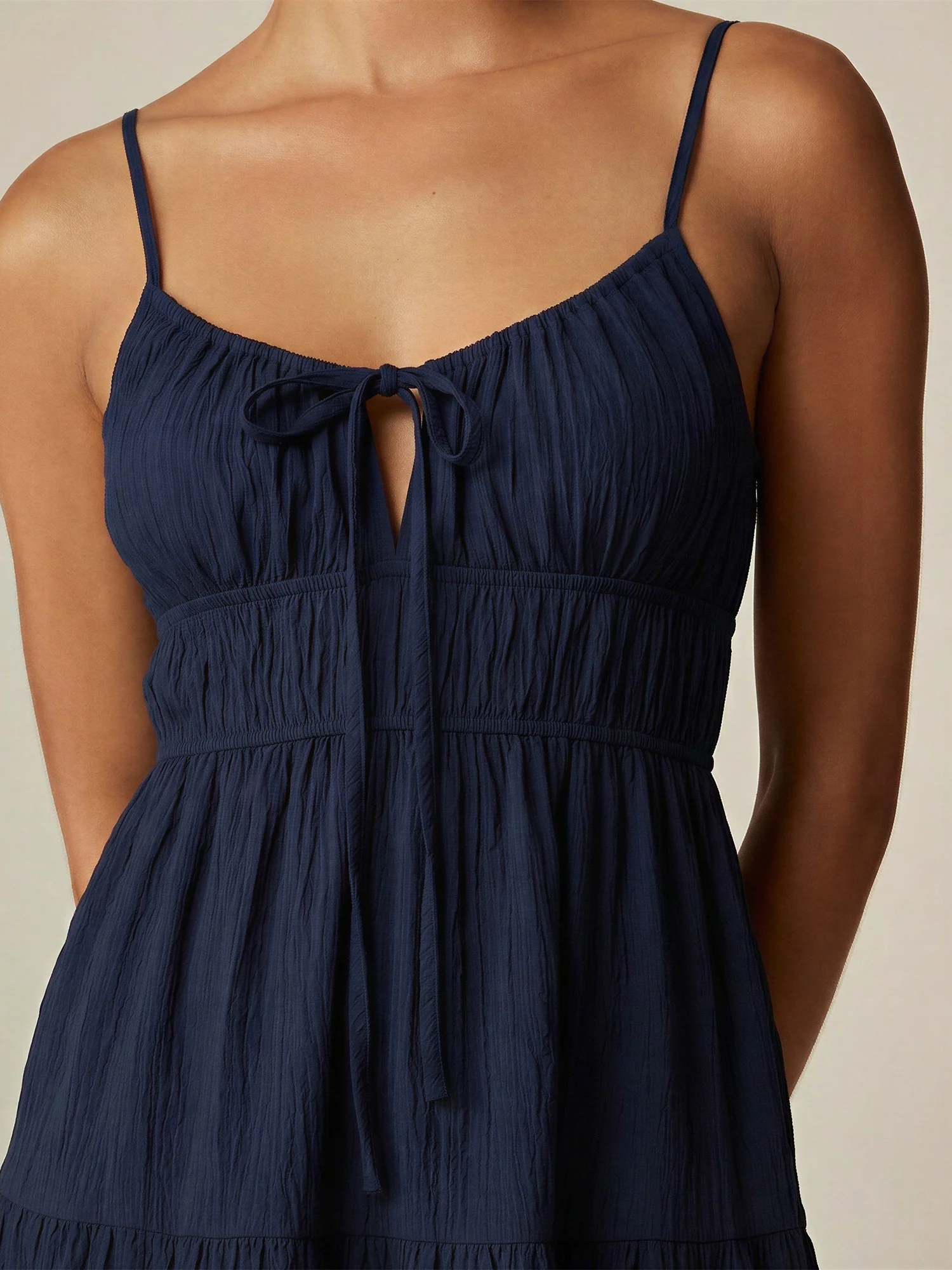 Sleeveless Tiered Midi Dress - Image 2