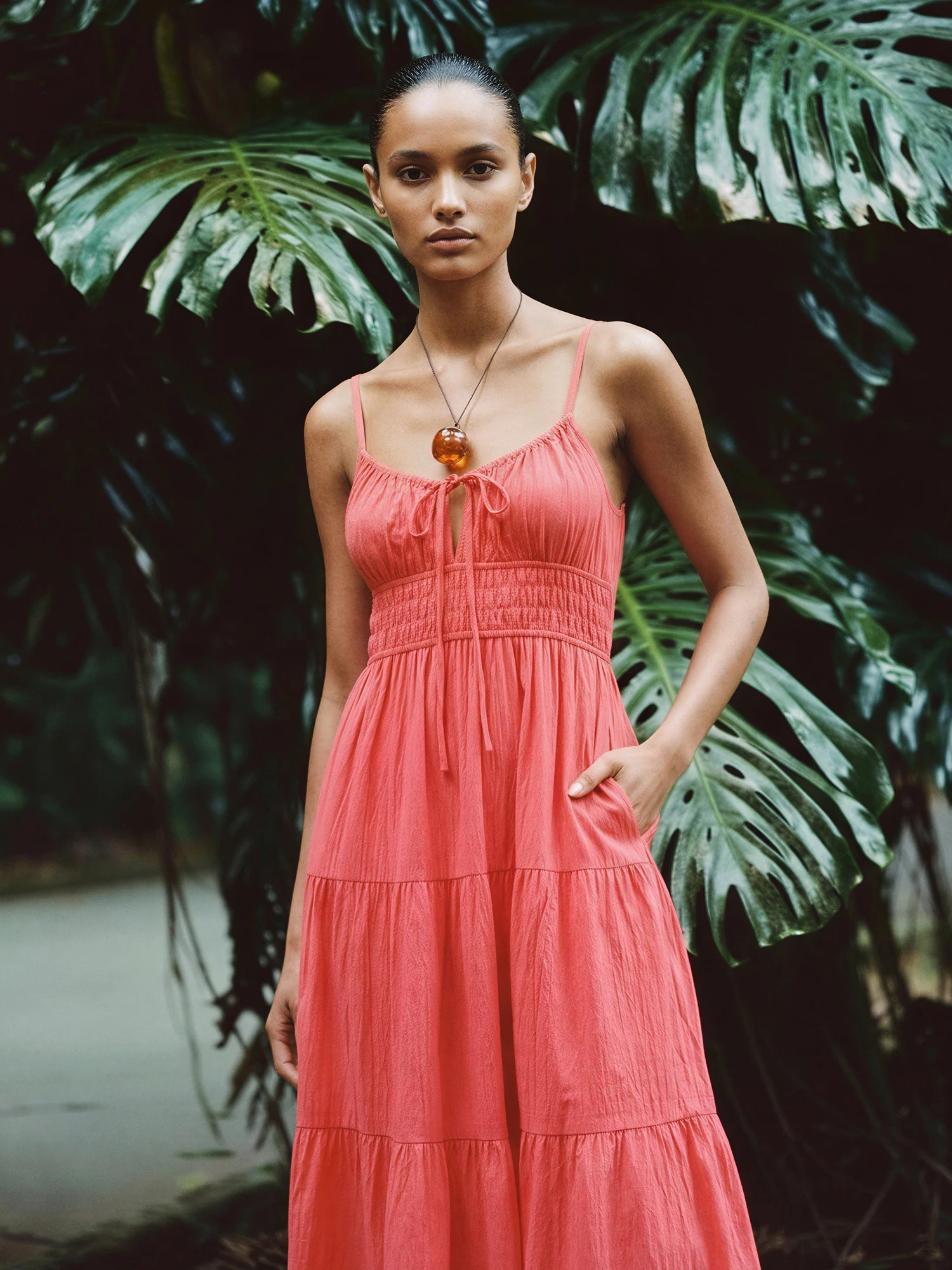 Sleeveless Tiered Midi Dress - Image 6