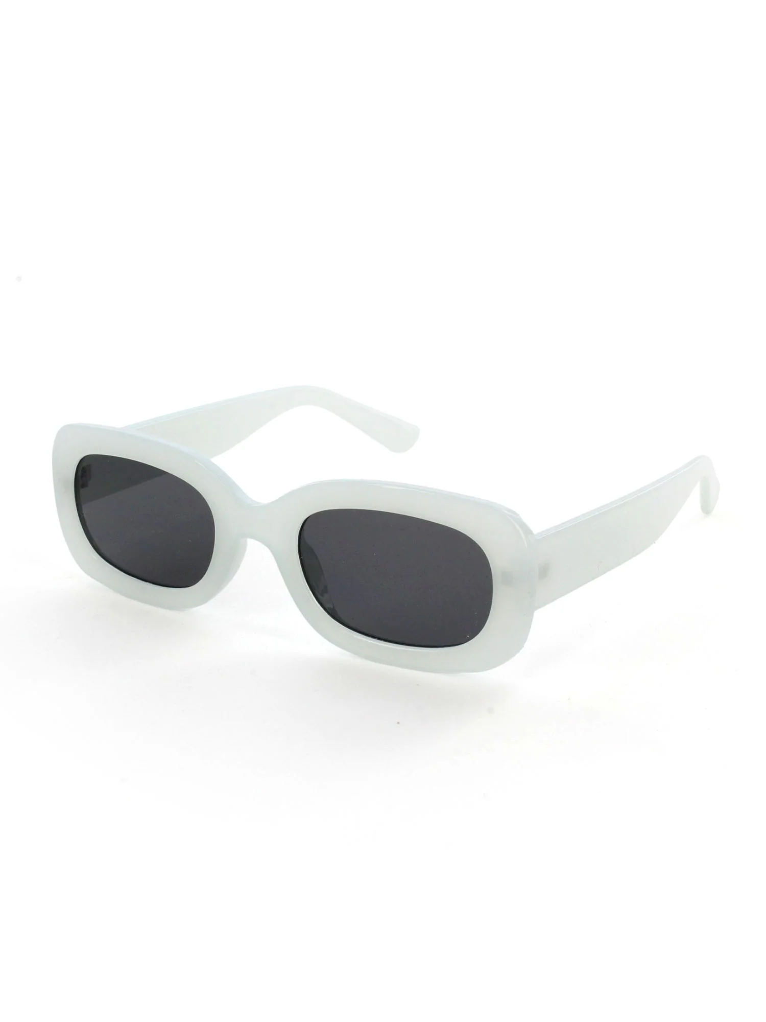 Slim Retro Rectangular Sunglasses - Image 2