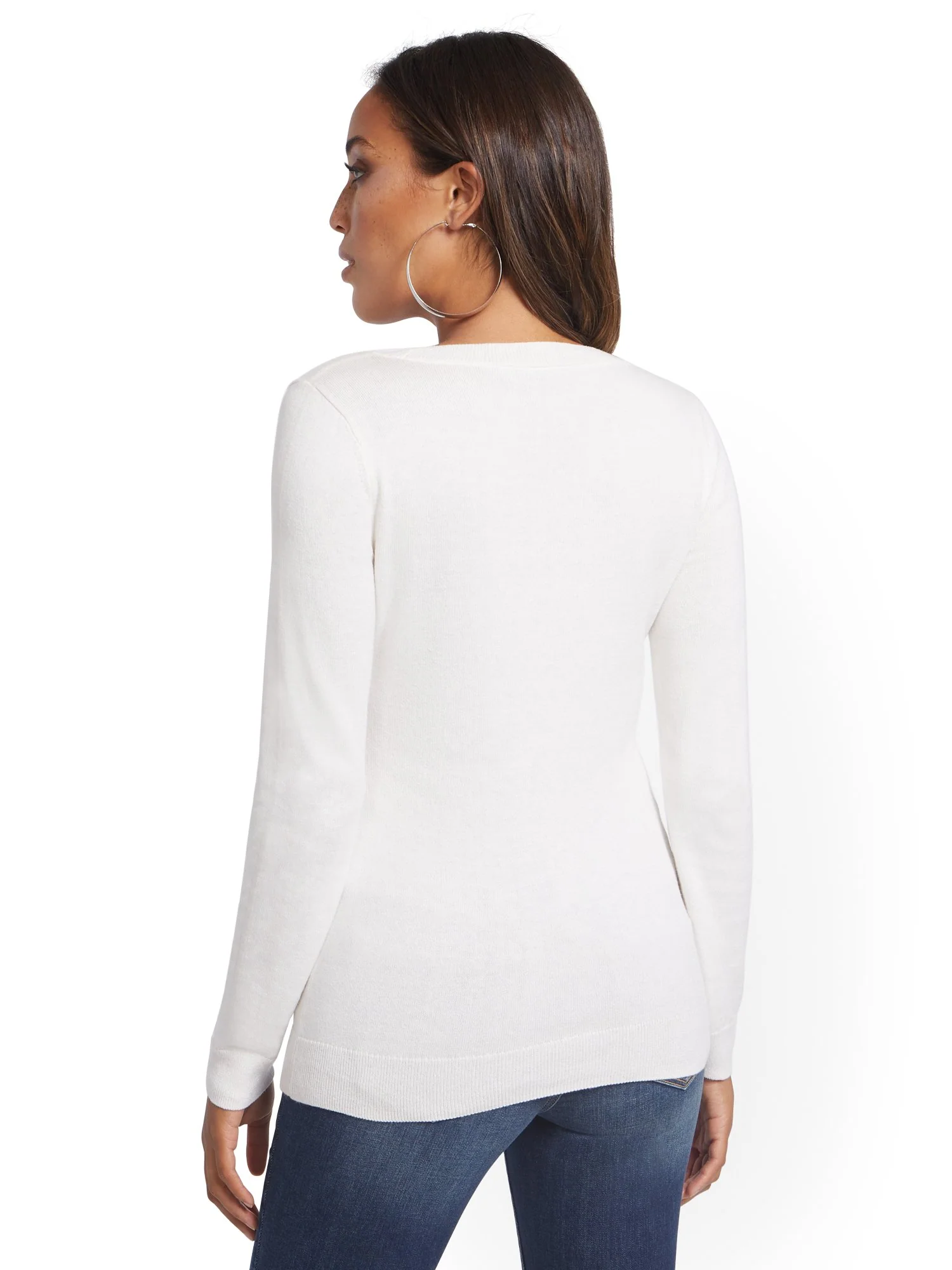 Smile Graphic Crewneck Sweater - Image 2