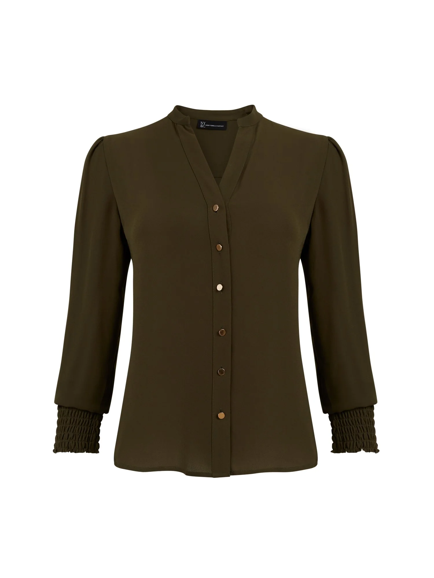 Smocked-Sleeve Shirt - Image 4