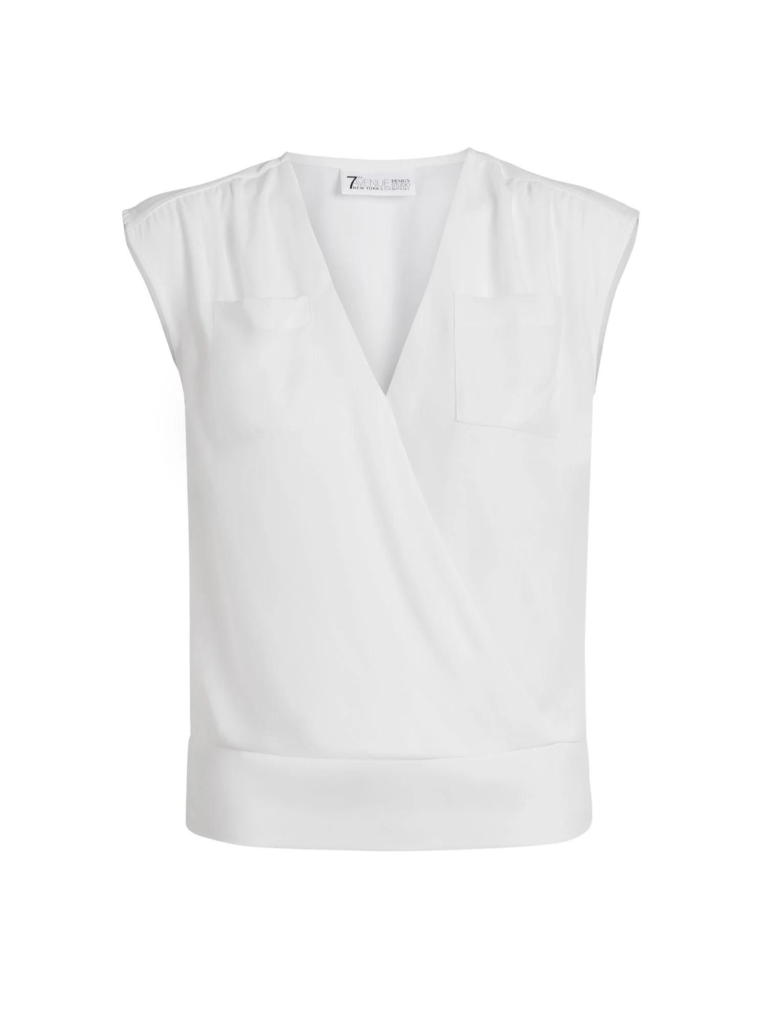 Smocked Wrap Blouse - Image 2