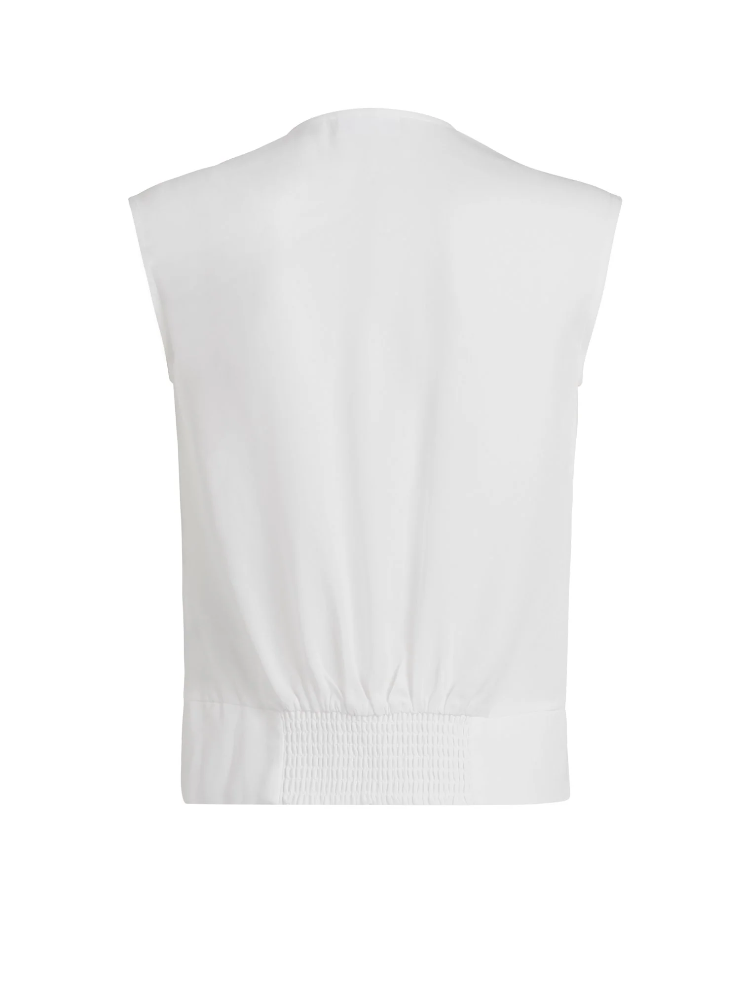 Smocked Wrap Blouse - Image 3