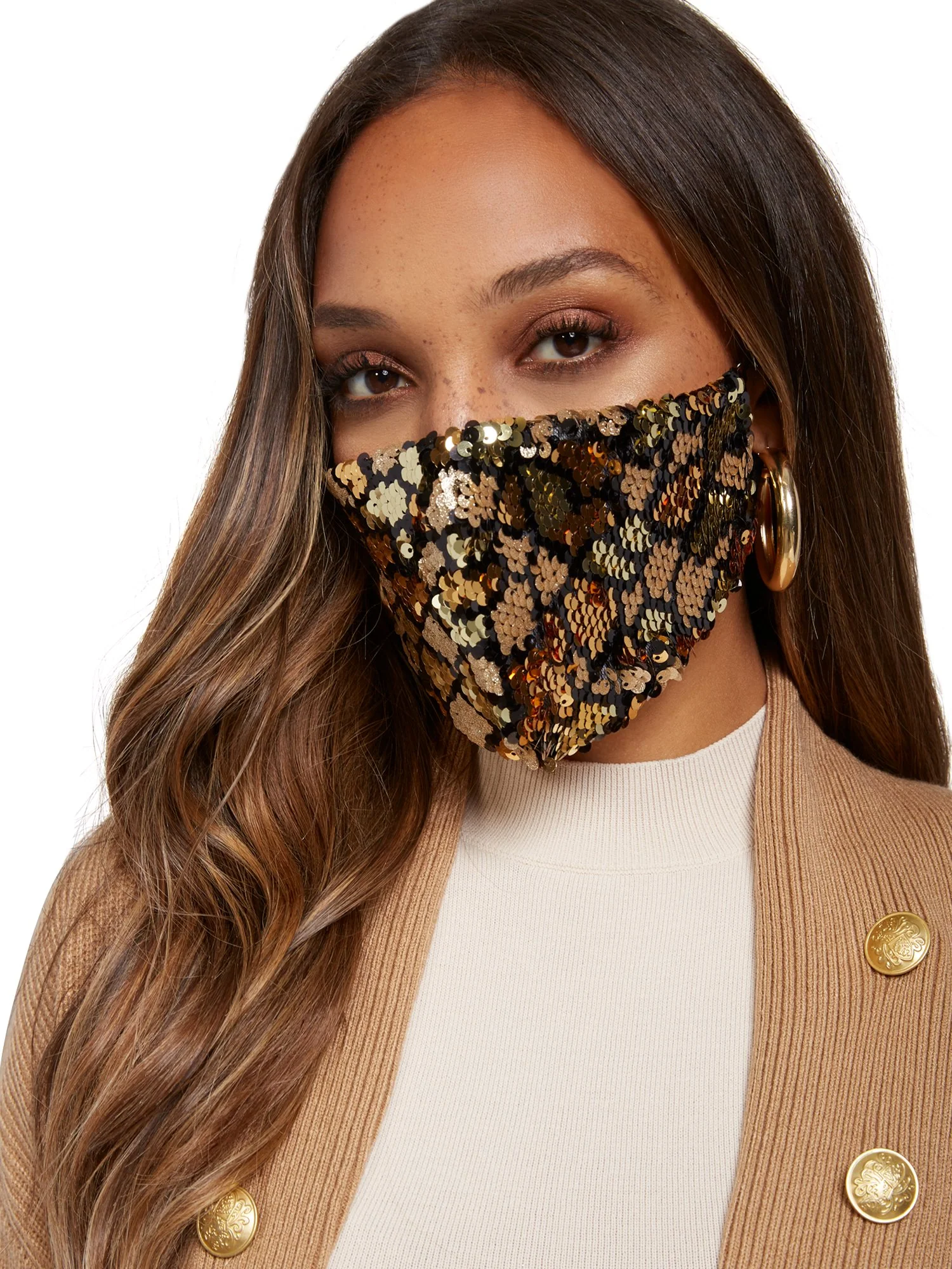 Snake-Print Face Mask - Image 2