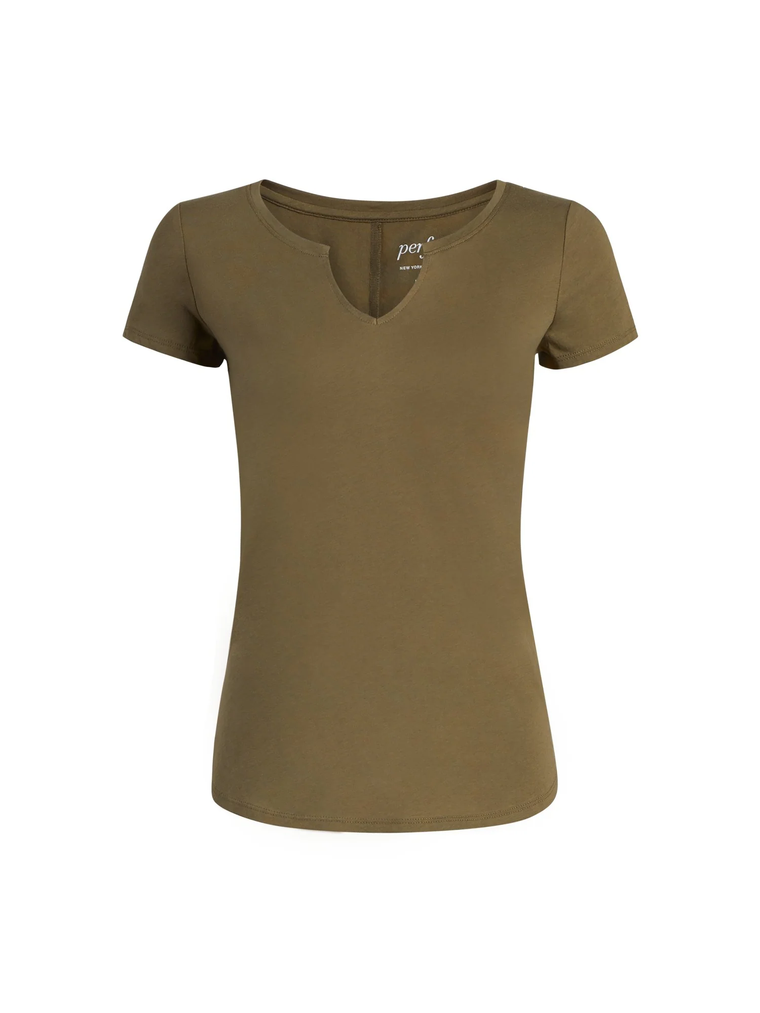 Split-Neck Perfect Tee - Image 10