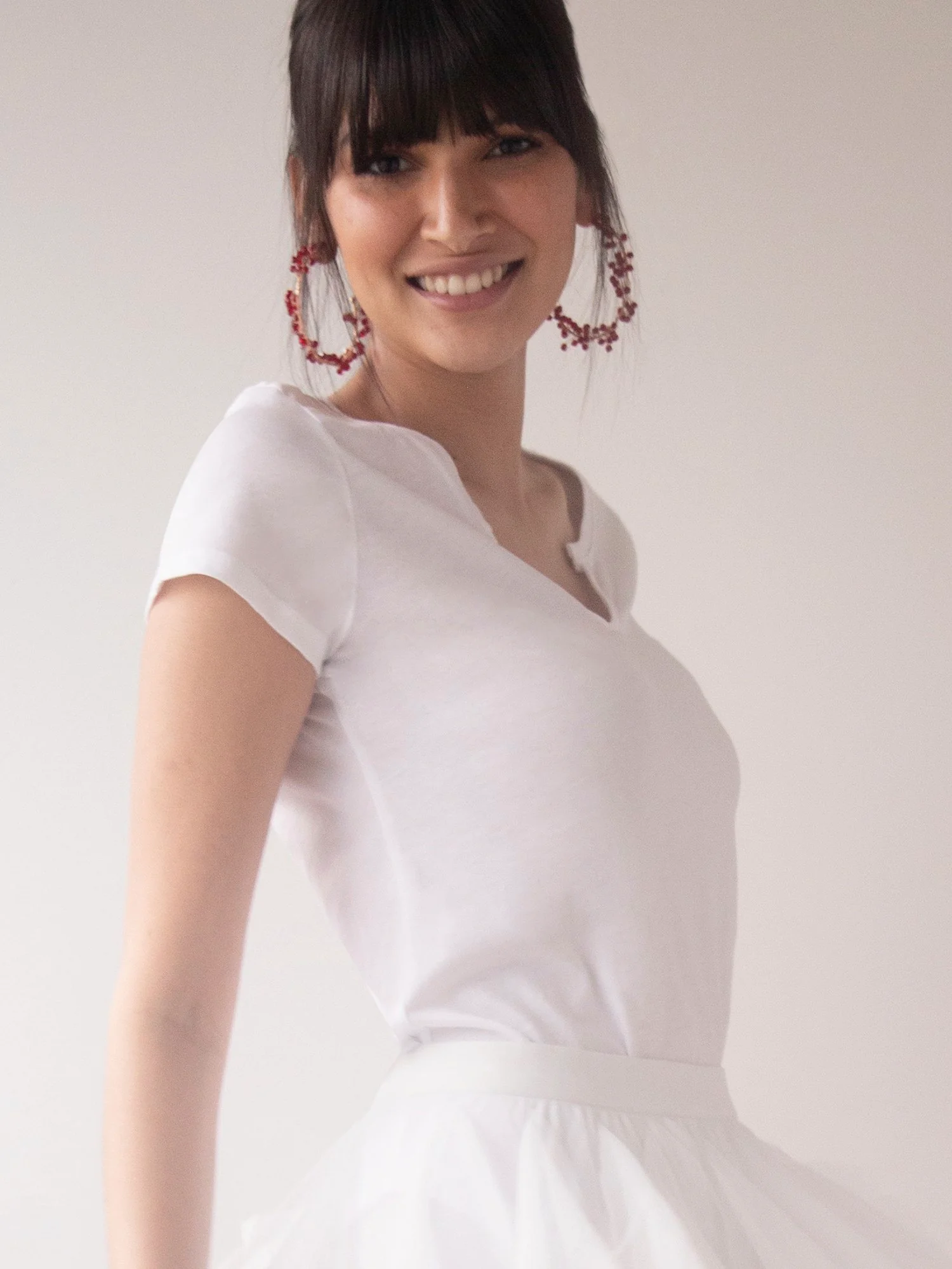 Split-Neck Perfect Tee - Image 3