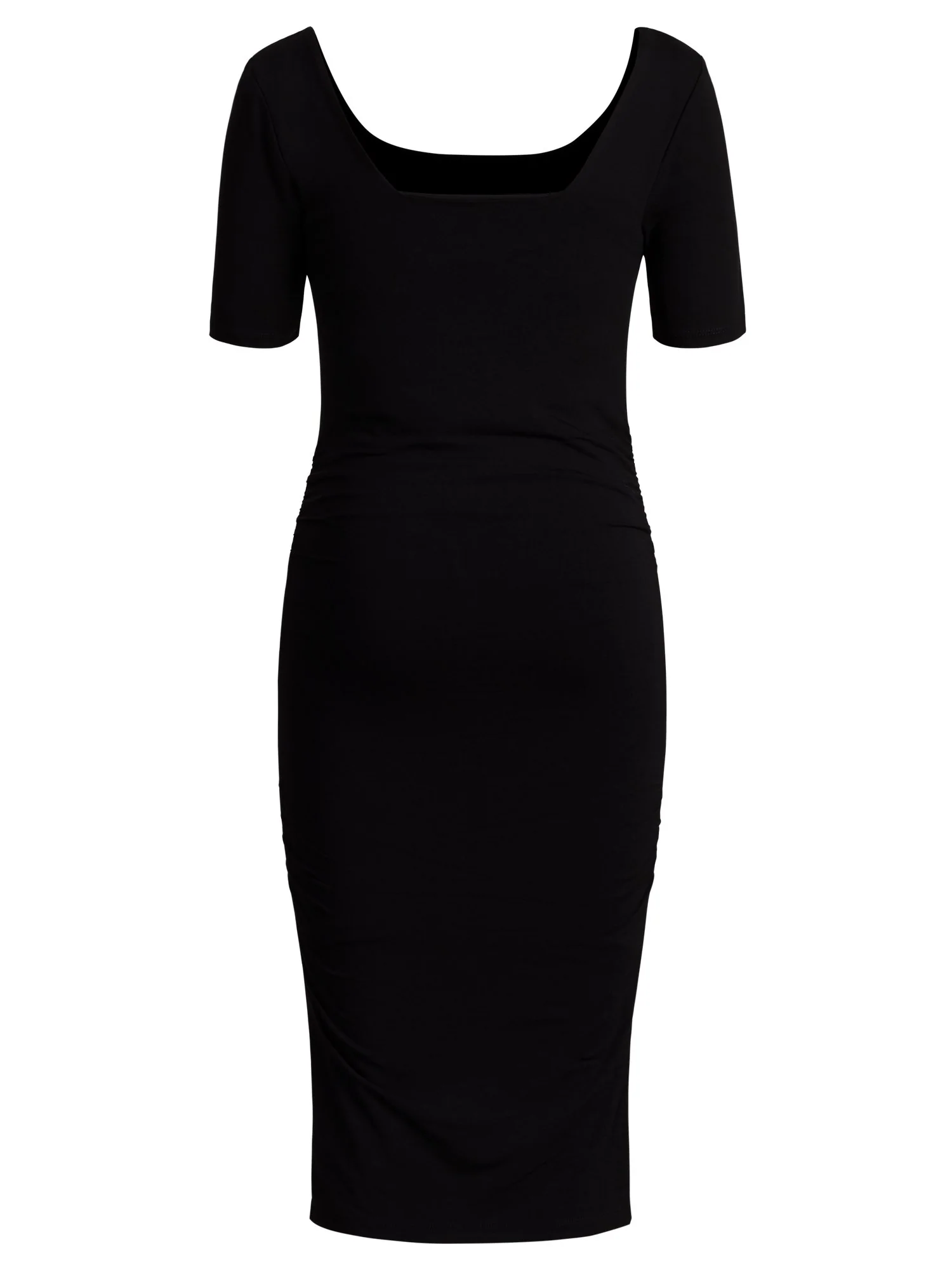 Square-Neck Midi Sheath Dress - Image 3