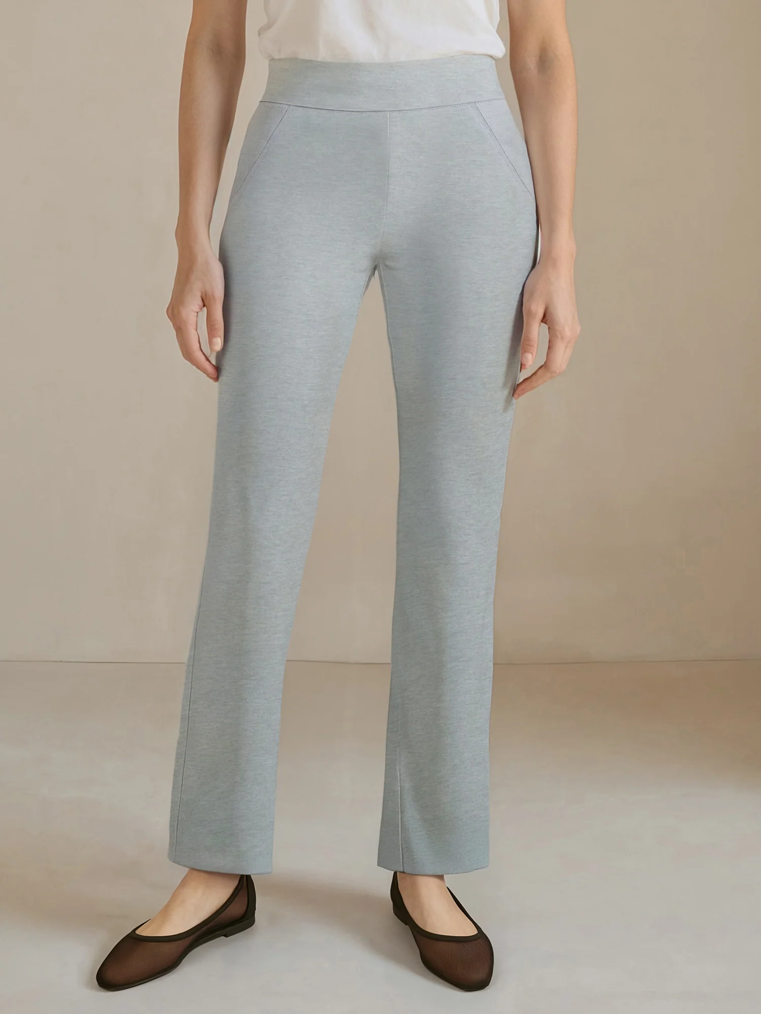 Straight Fit Ponte Pant - Image 19