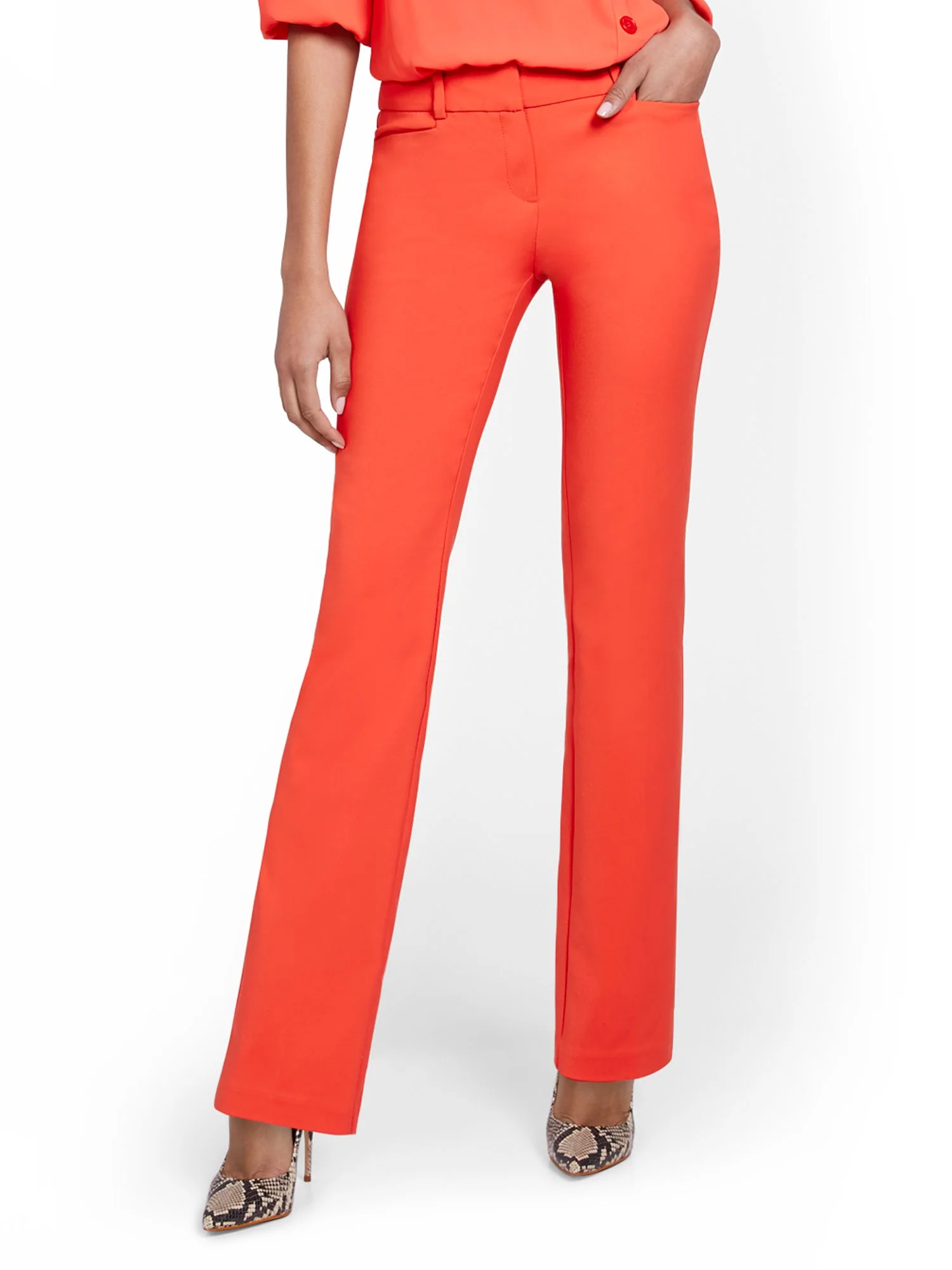 Straight-Leg Pant - All-Season Stretch - 7th Avenue - Image 13