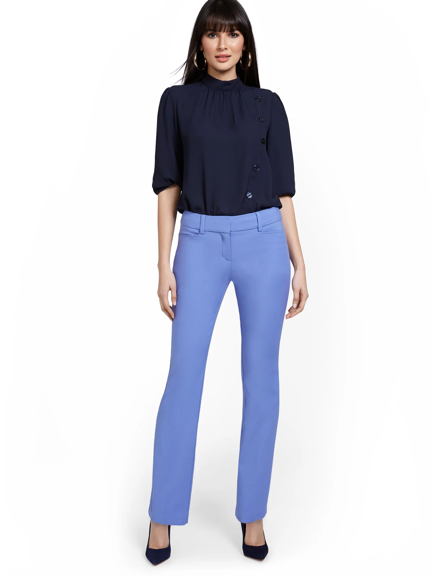 Straight-Leg Pant - All-Season Stretch - 7th Avenue - Image 19