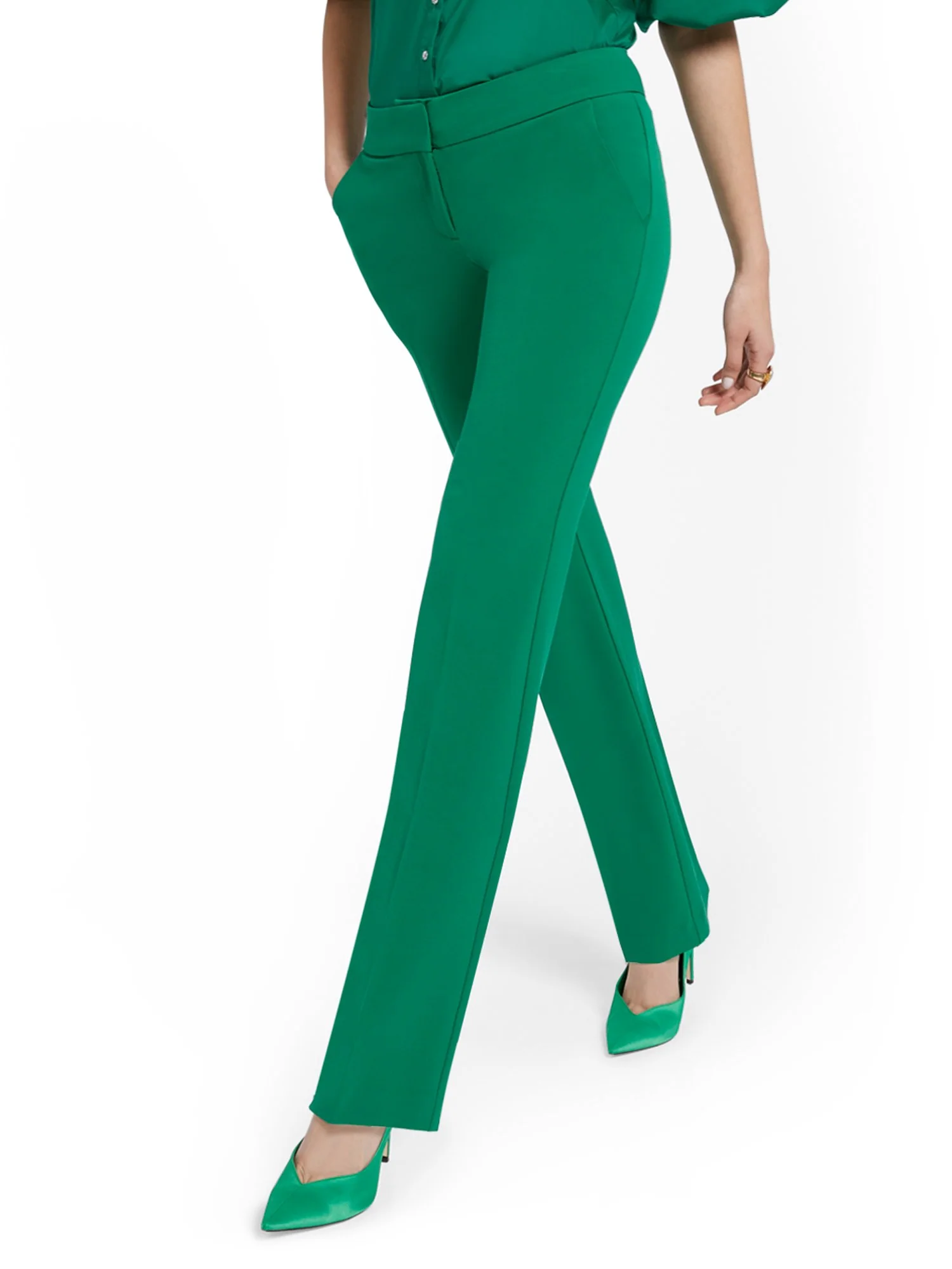 Straight-Leg Pant - Essential Stretch - 7th Avenue - Image 15
