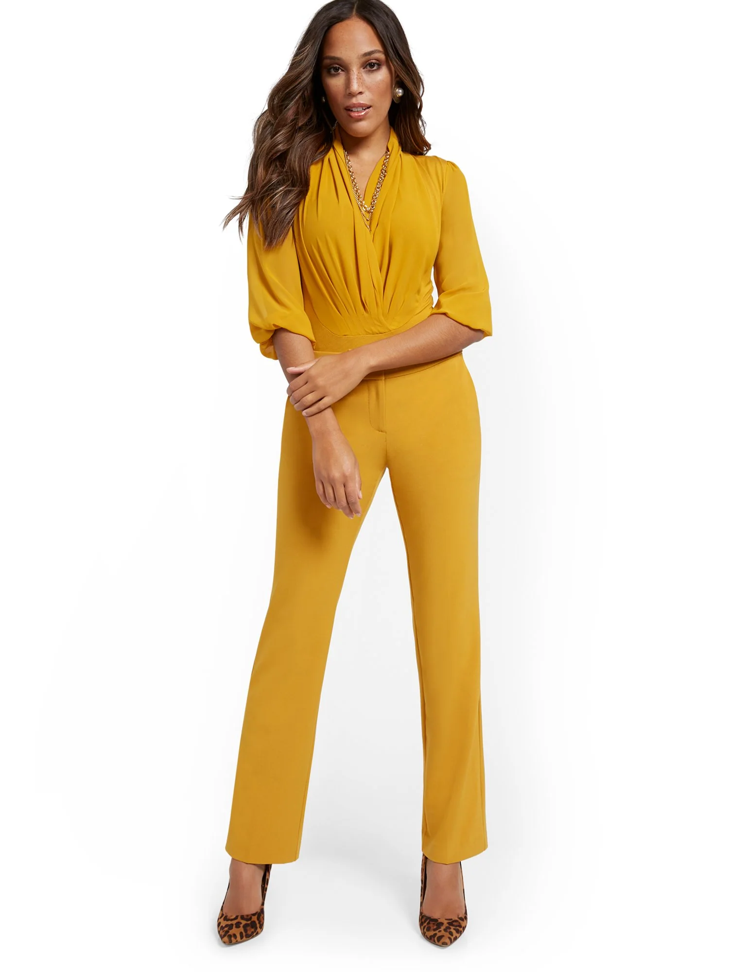 Straight-Leg Pant - Essential Stretch - 7th Avenue - Image 20