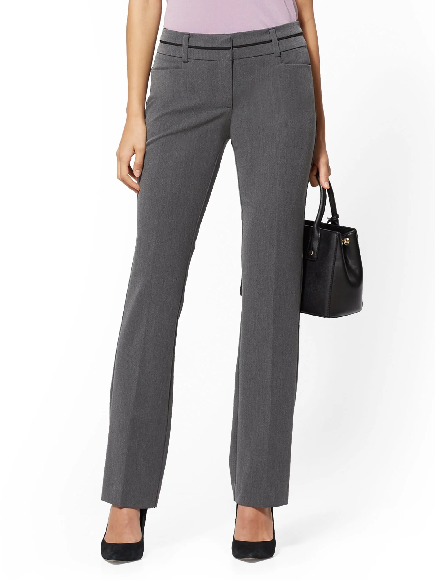 Straight Leg Pant - Mid Rise - 7th Avenue