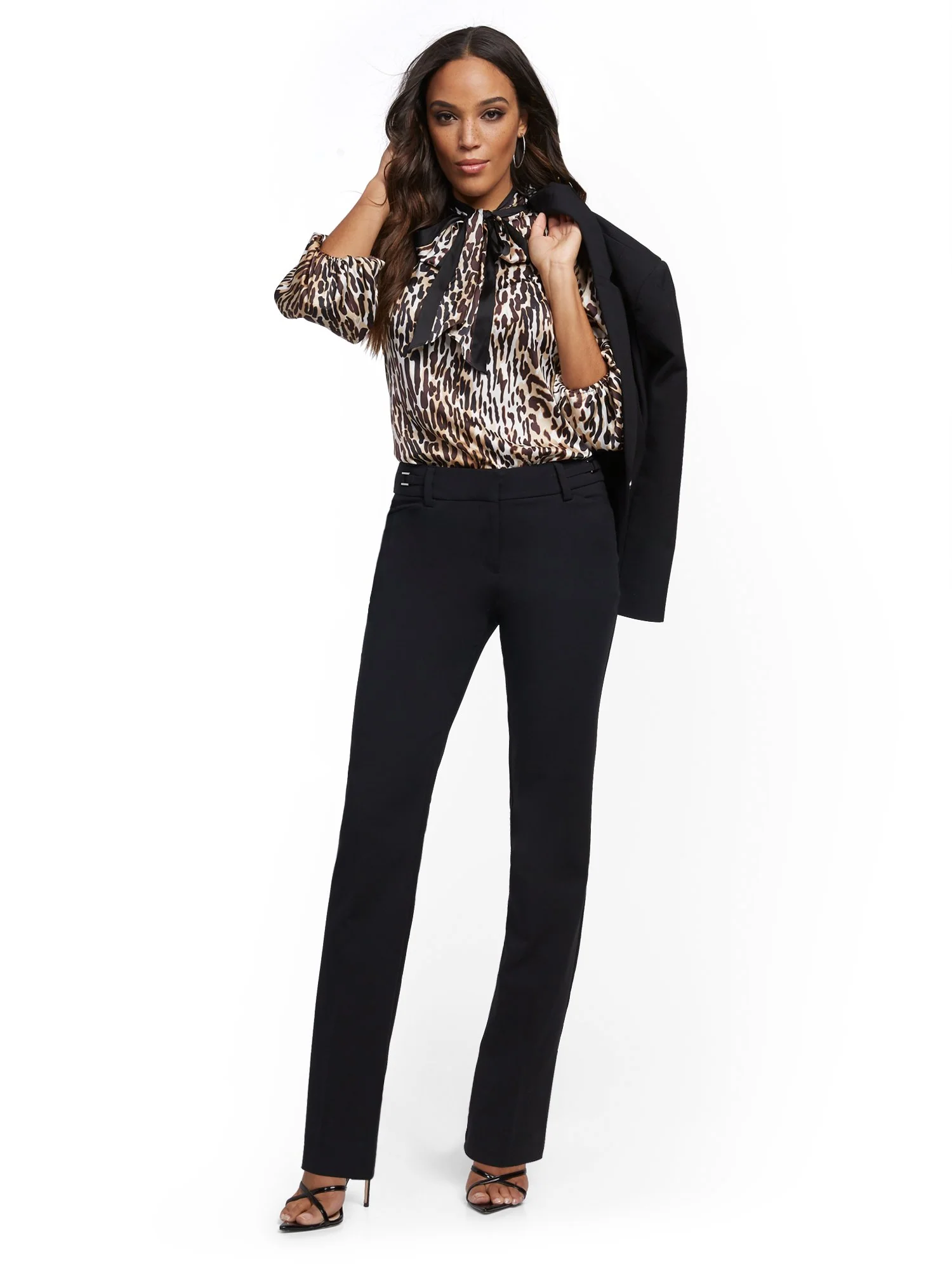 Straight-Leg Pant - Modern - All-Season Stretch - 7th Avenue - Image 5