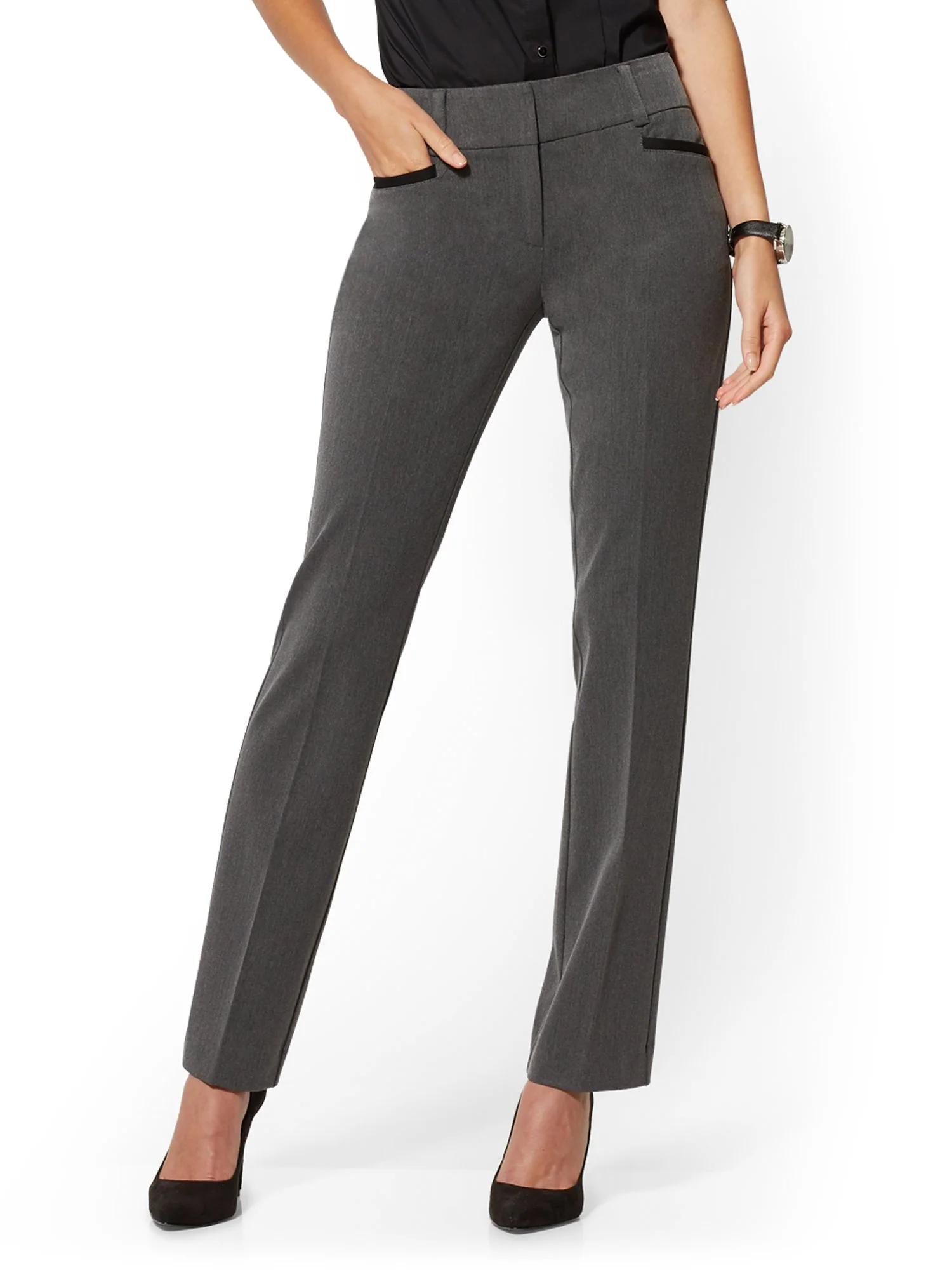 Straight-Leg Pant - Signature - Superstretch - 7th Avenue