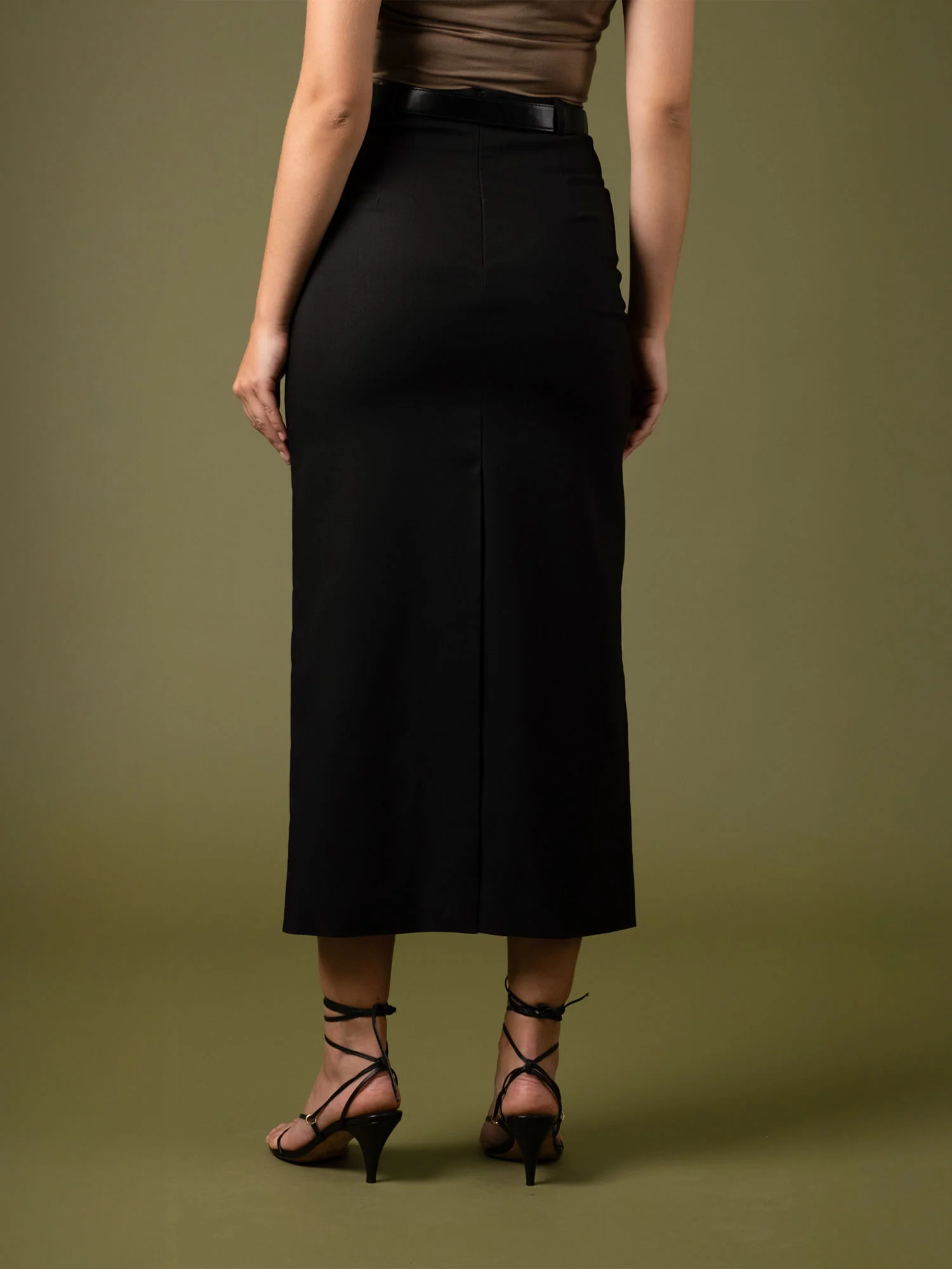Straight Midi Skirt - Image 2