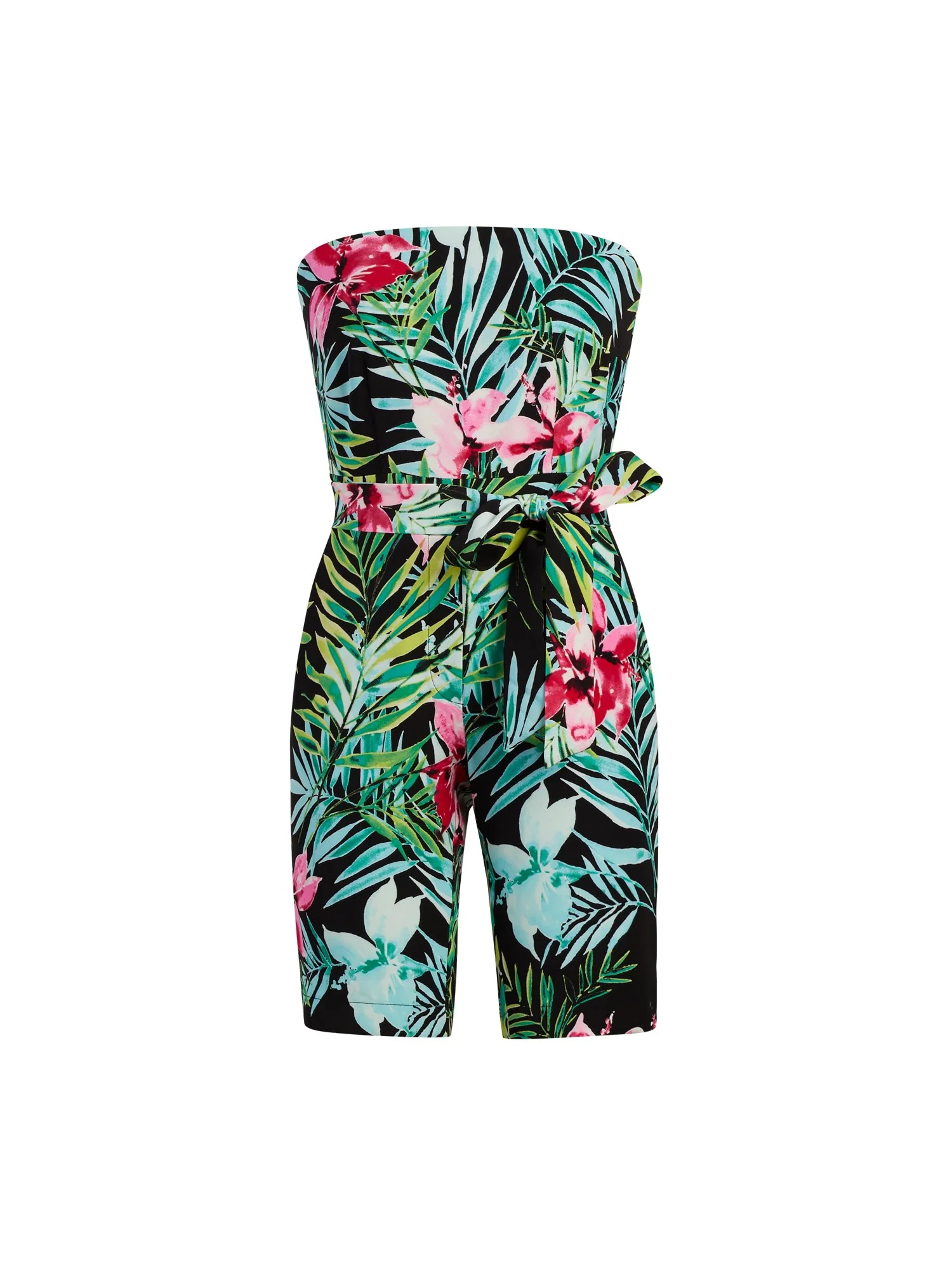 Strapless Bermuda Romper