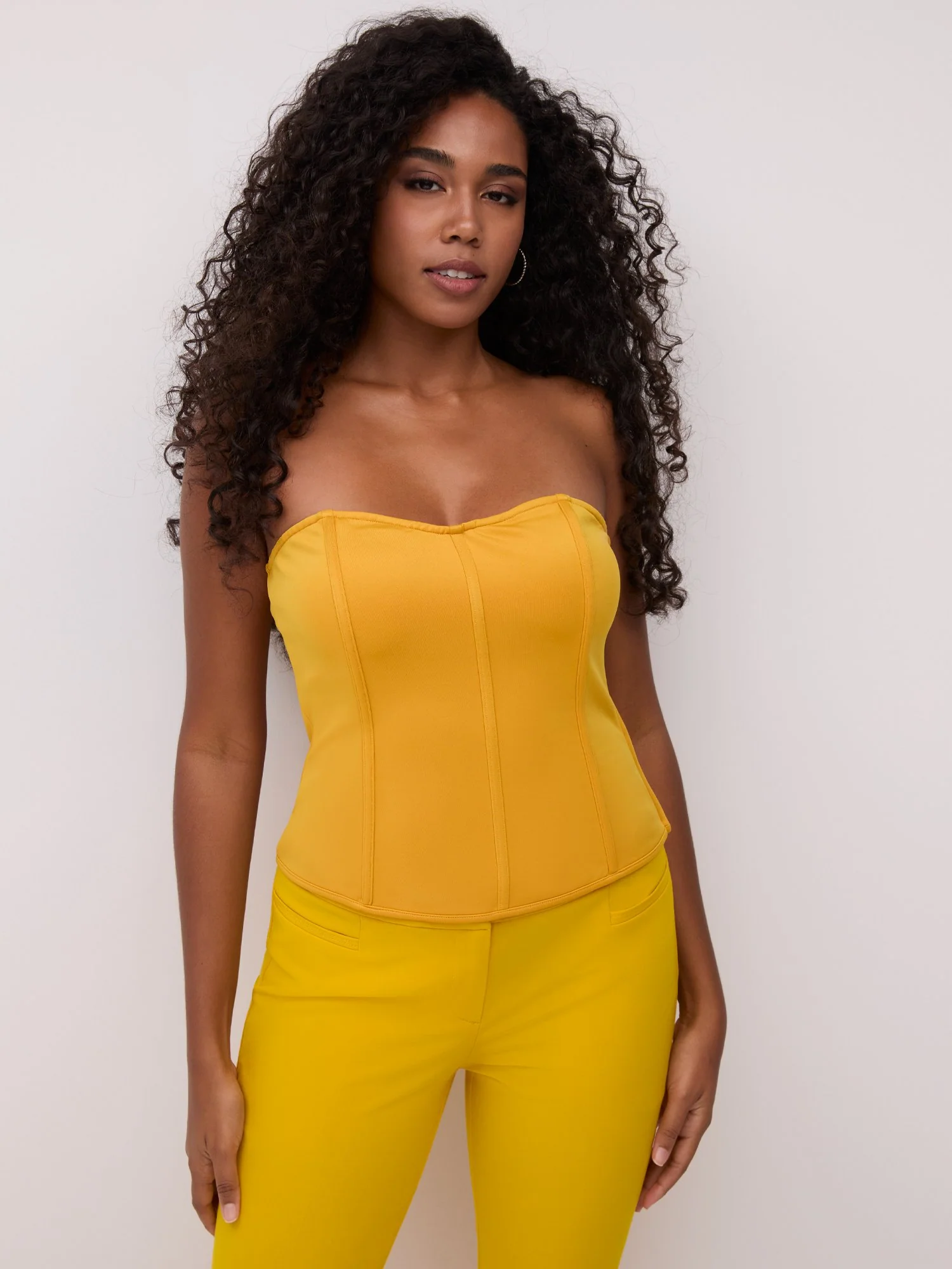 Strapless Corset Knit Top - Image 6