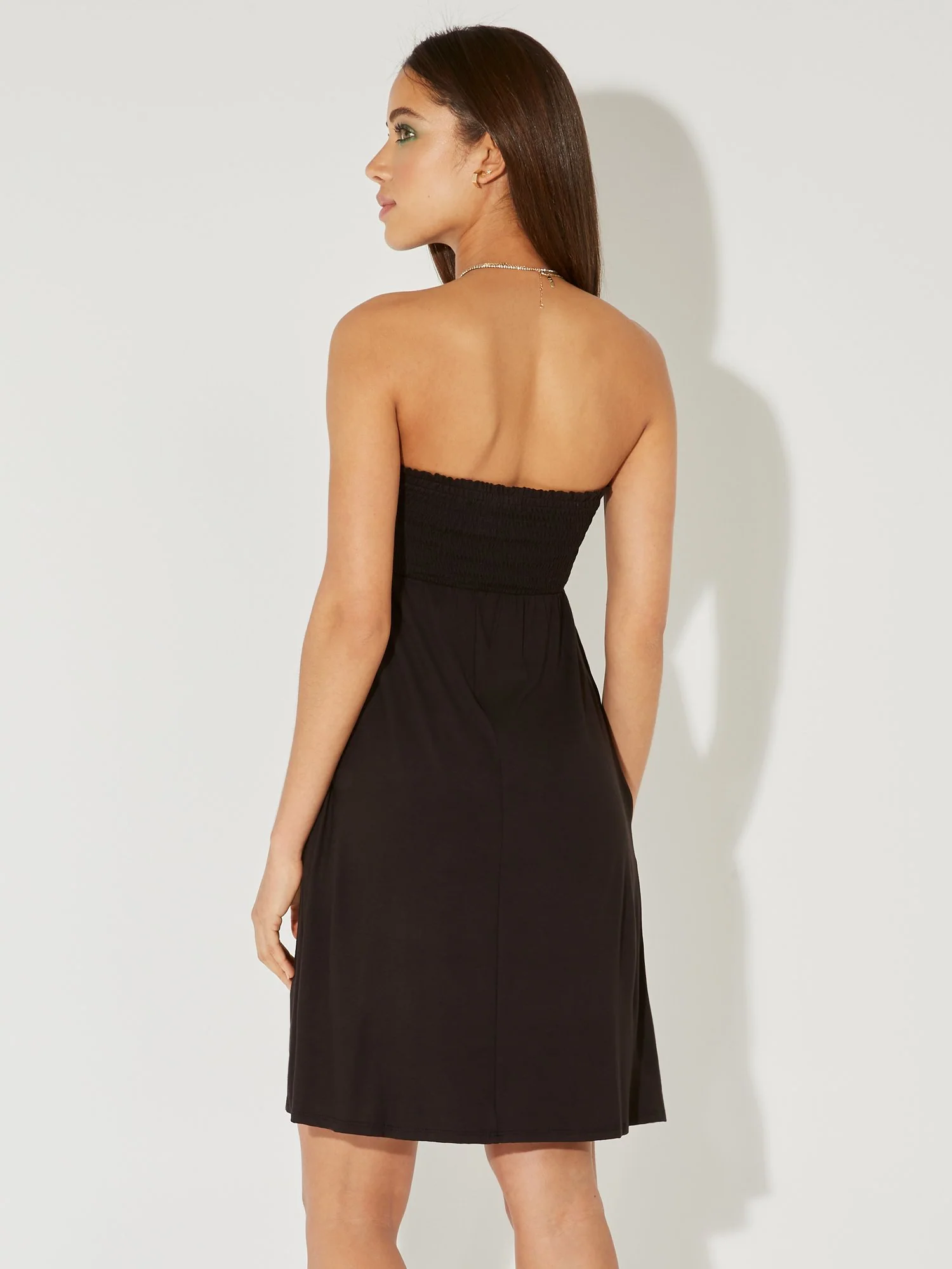 Strapless Smocked Dress - NY&C Style System - Image 3