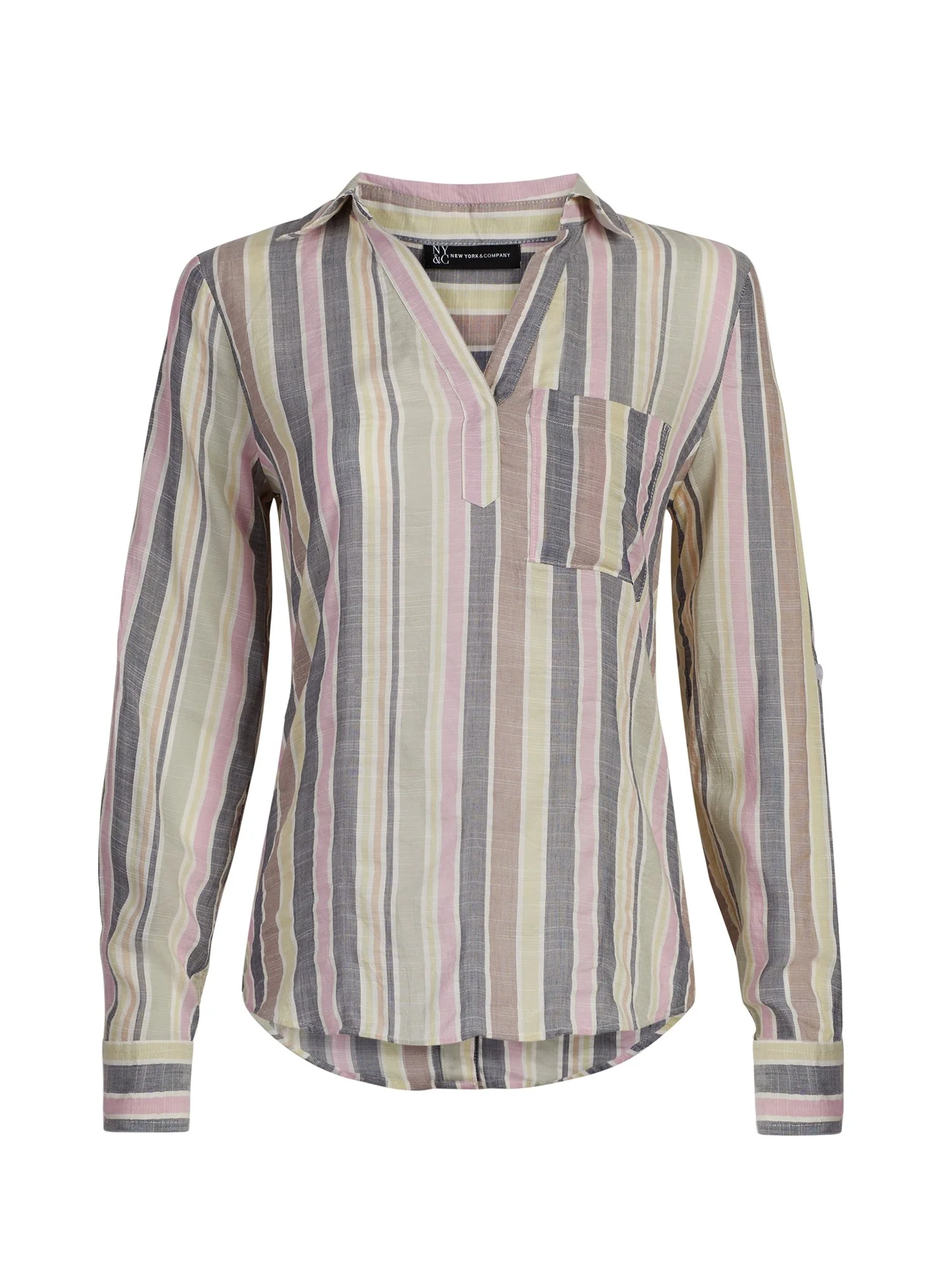 Stripe Button-Back Shirt - Image 9